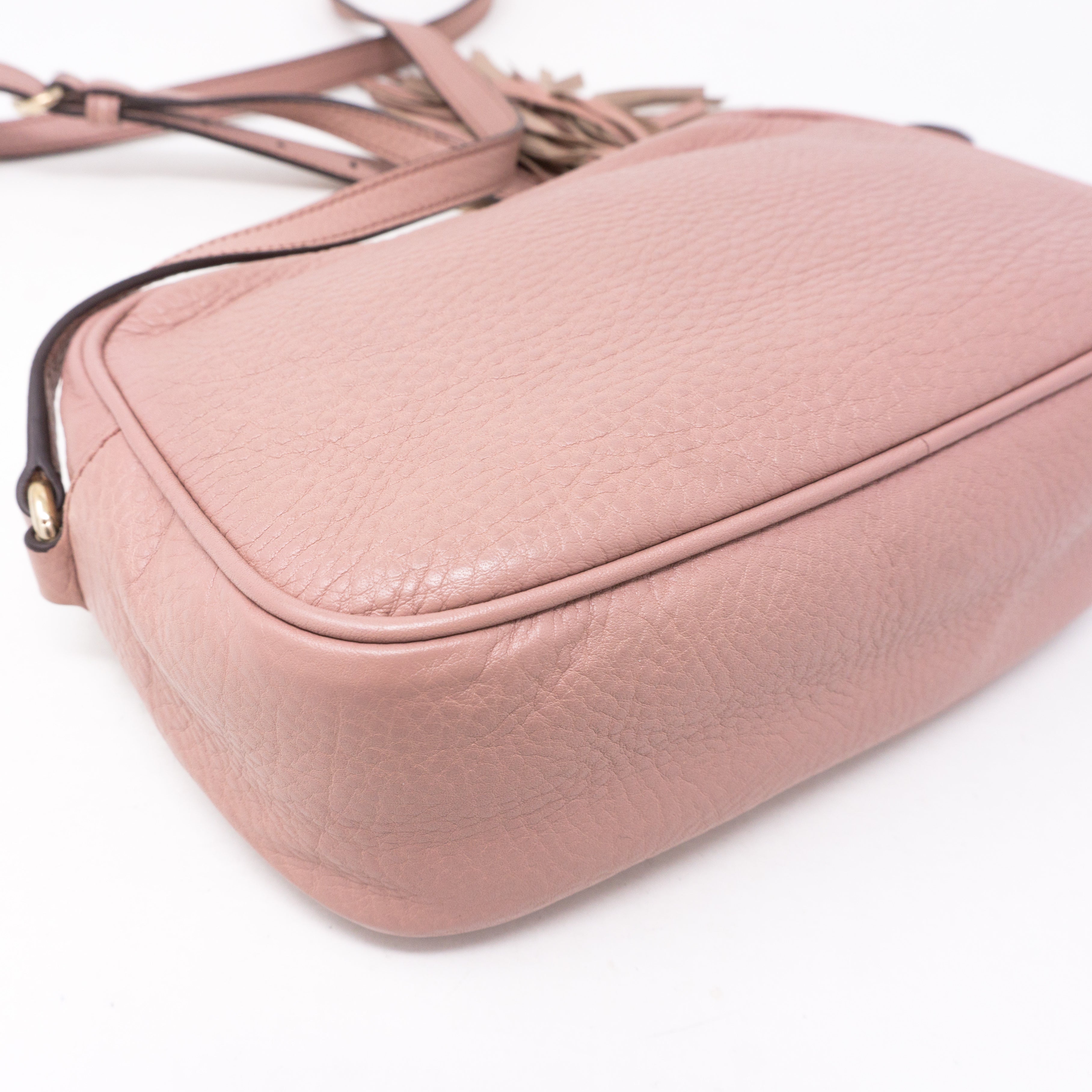 Disco Soho Light Pink Leather Bag