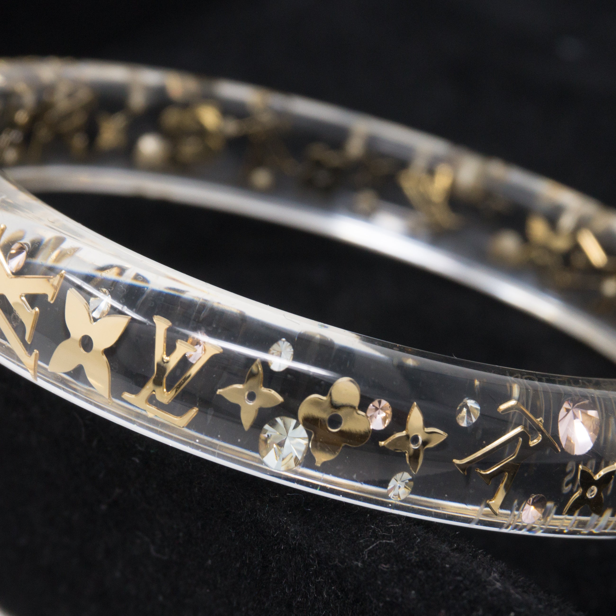 Bracelet Inclusion S+ Clear Gold