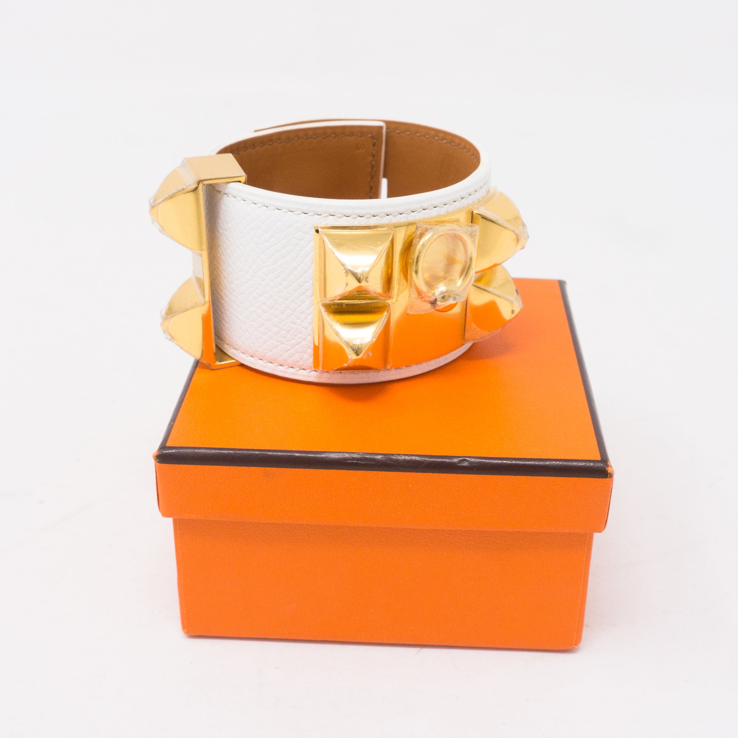 Collier de Chien Gold White Bracelet