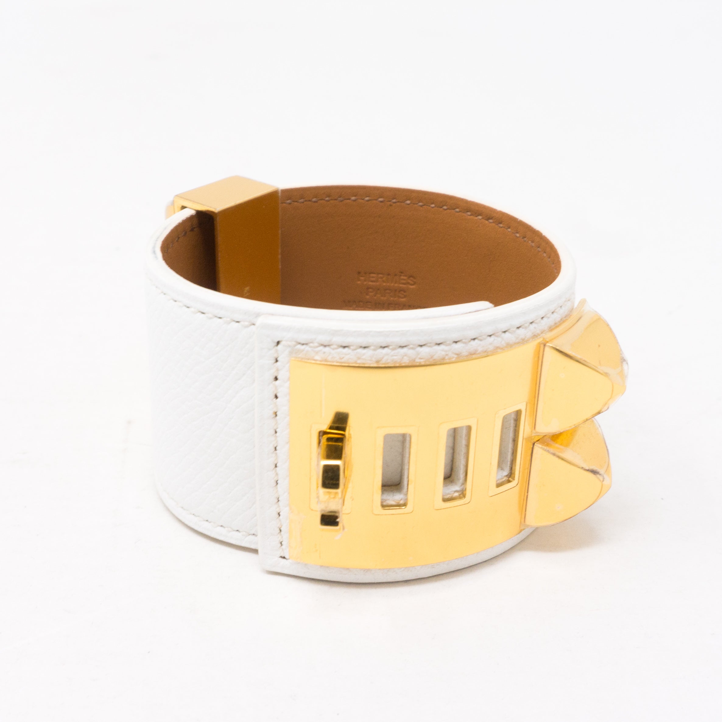 Collier de Chien Gold White Bracelet