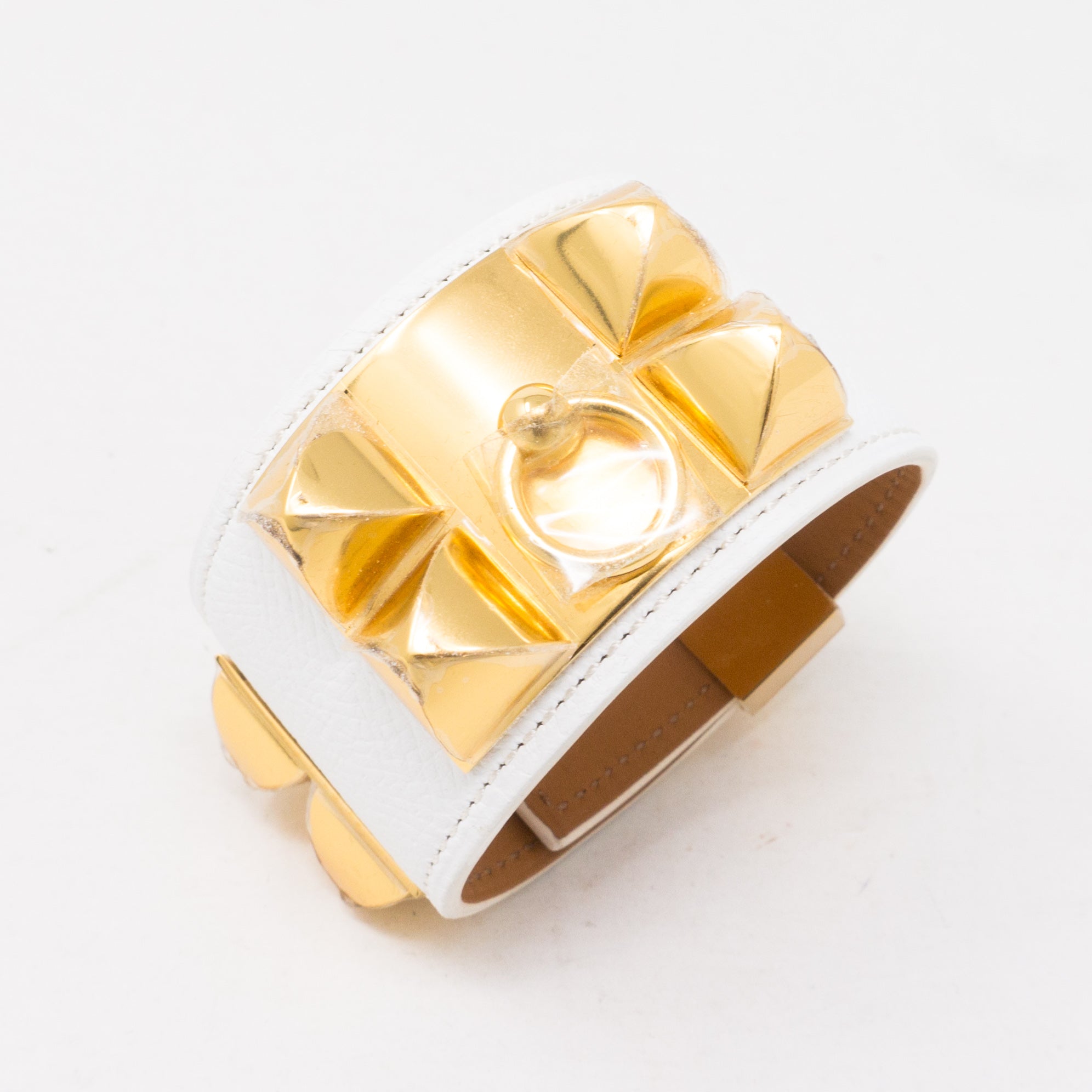 Collier de Chien Gold White Bracelet