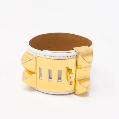 Collier de Chien Gold White Bracelet
