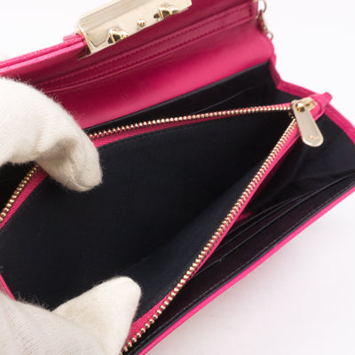 Miss Dior Wallet on Chain Pink