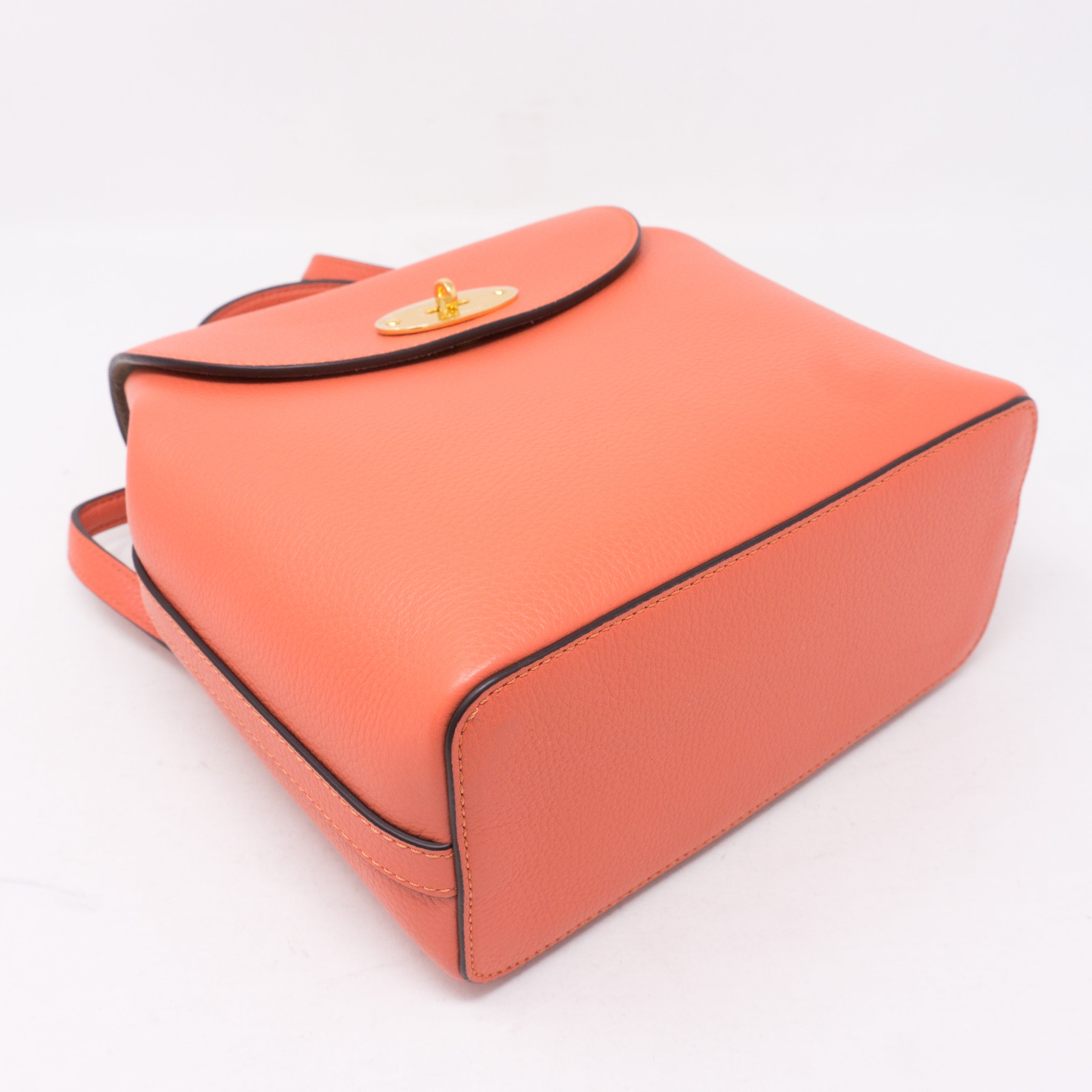 Mini Bayswater Backpack Coral Rose Leather