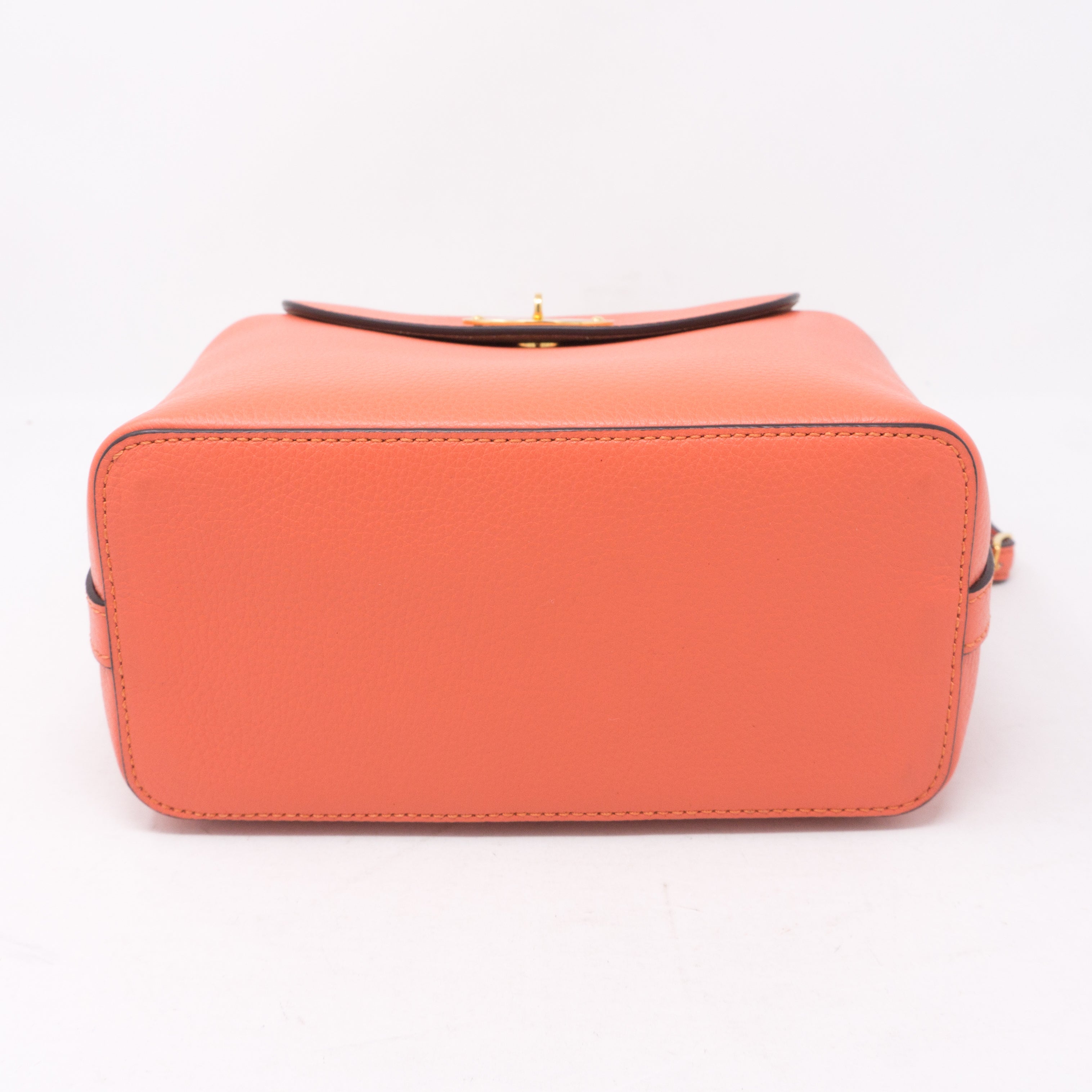 Mini Bayswater Backpack Coral Rose Leather