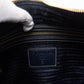 Blue Jacquard Hobo Bag