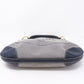 Blue Jacquard Hobo Bag