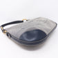 Blue Jacquard Hobo Bag