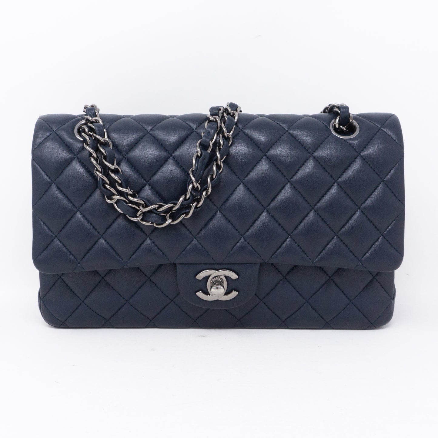 Chanel Silver-Tone Hardware Shoulder Bags