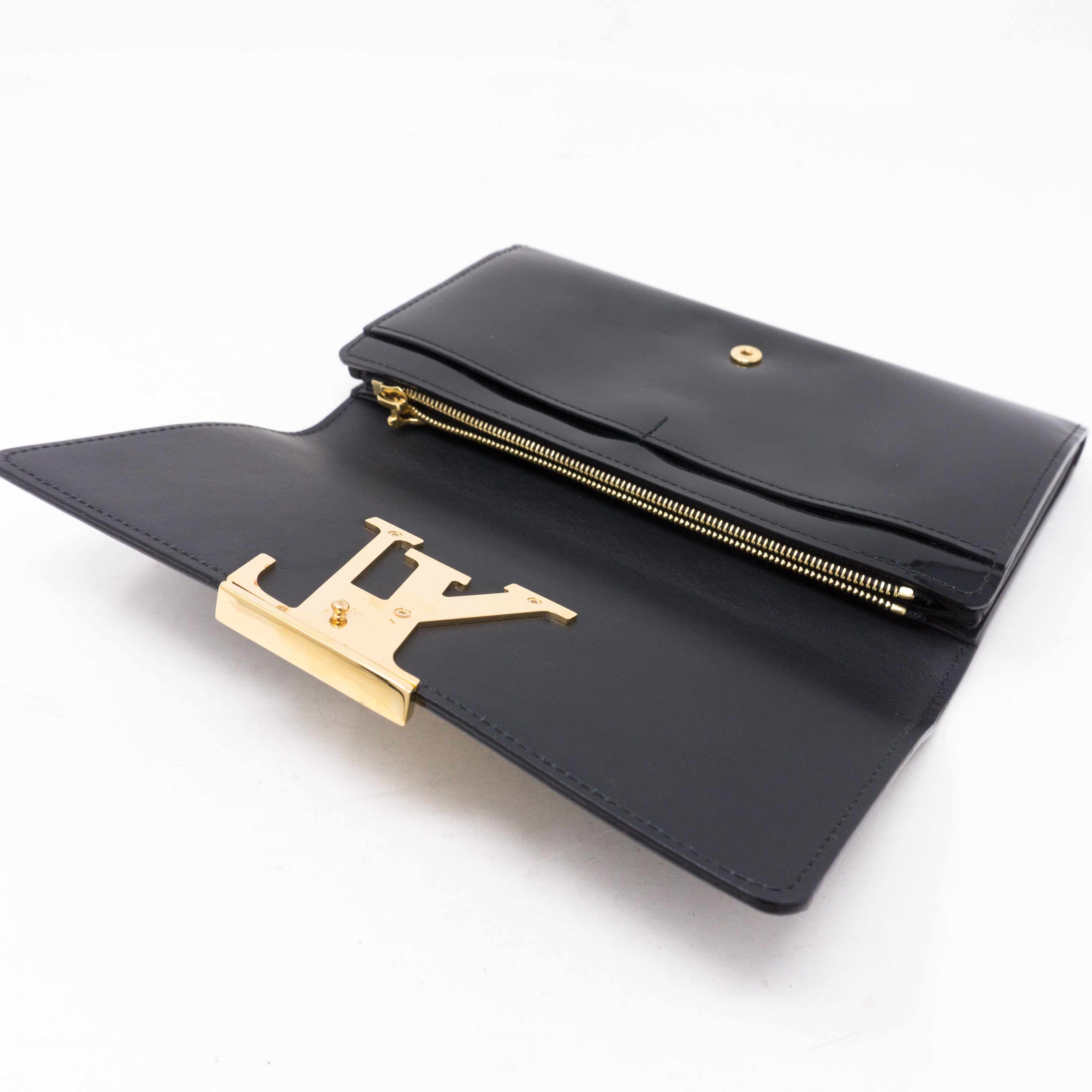 Louise Wallet Vernis Black