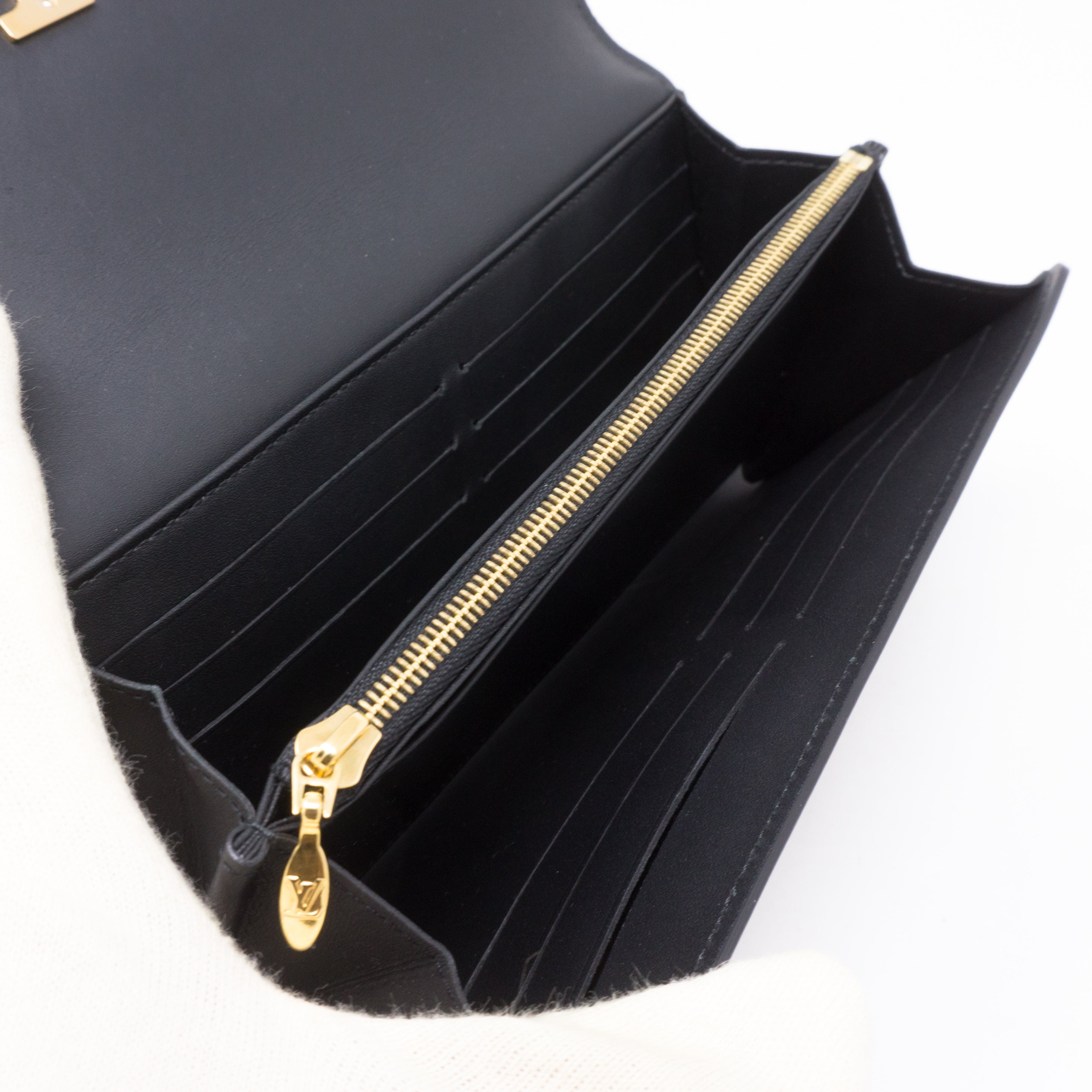 Louise Wallet Vernis Black