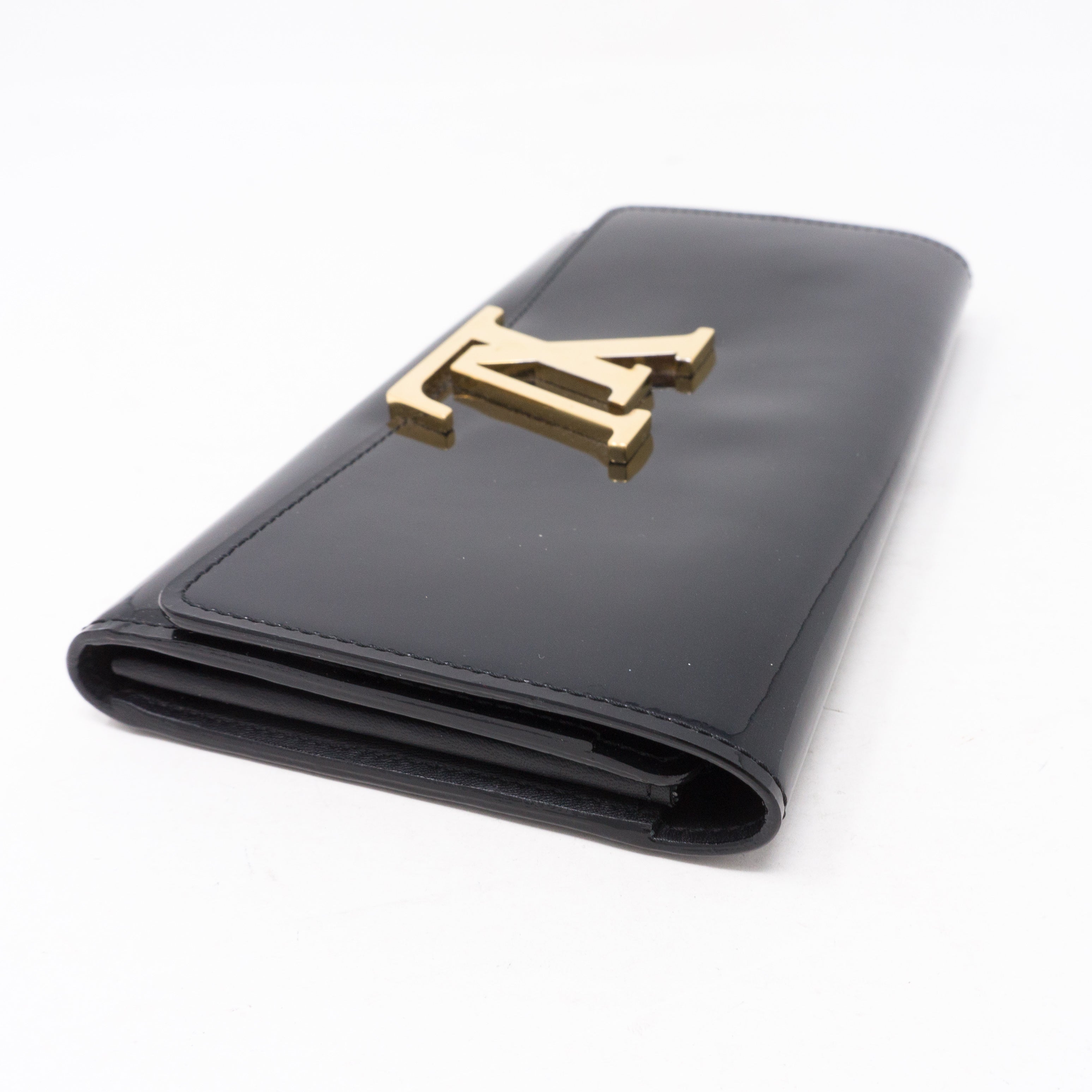 Louise Wallet Vernis Black