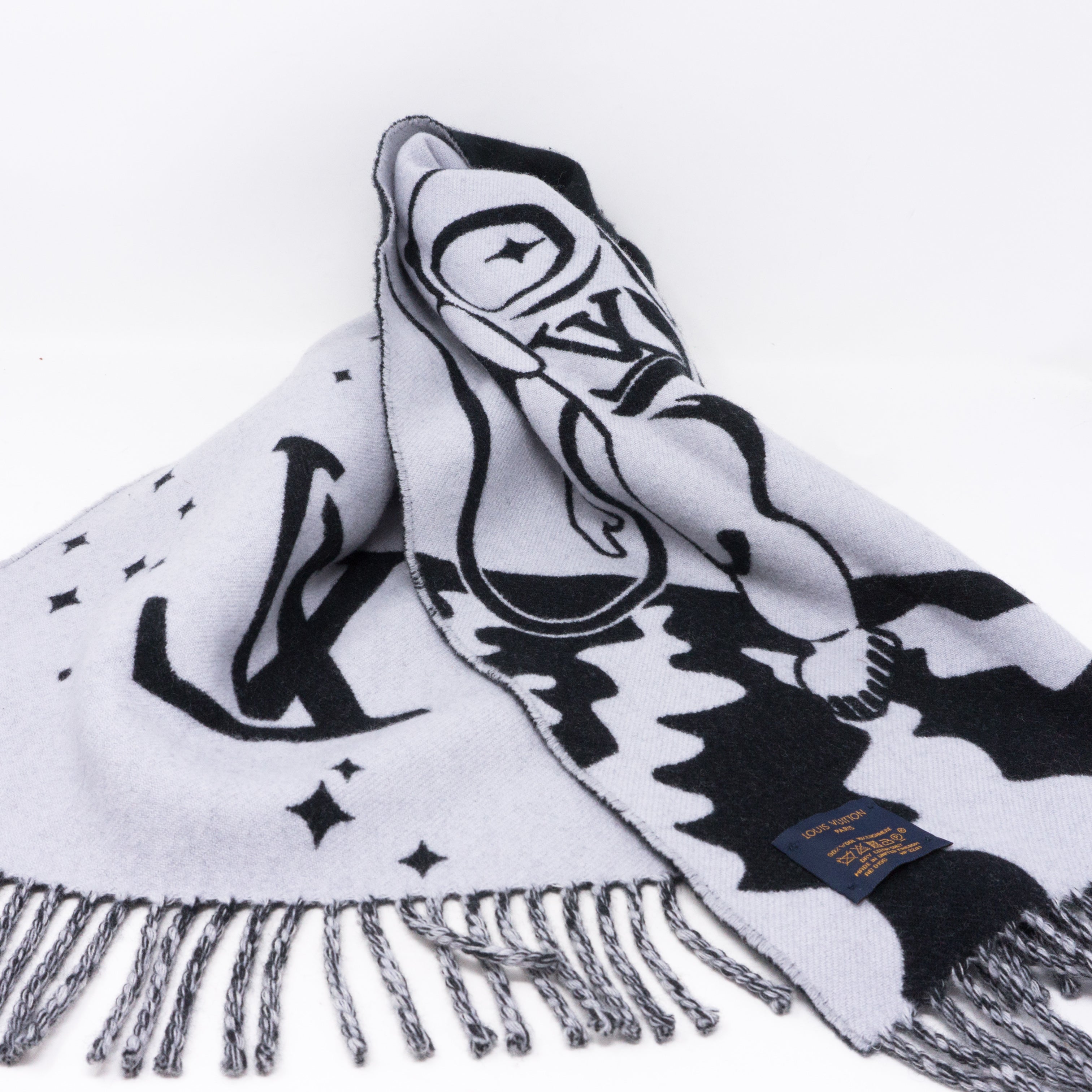 Satellite City Scarf Black