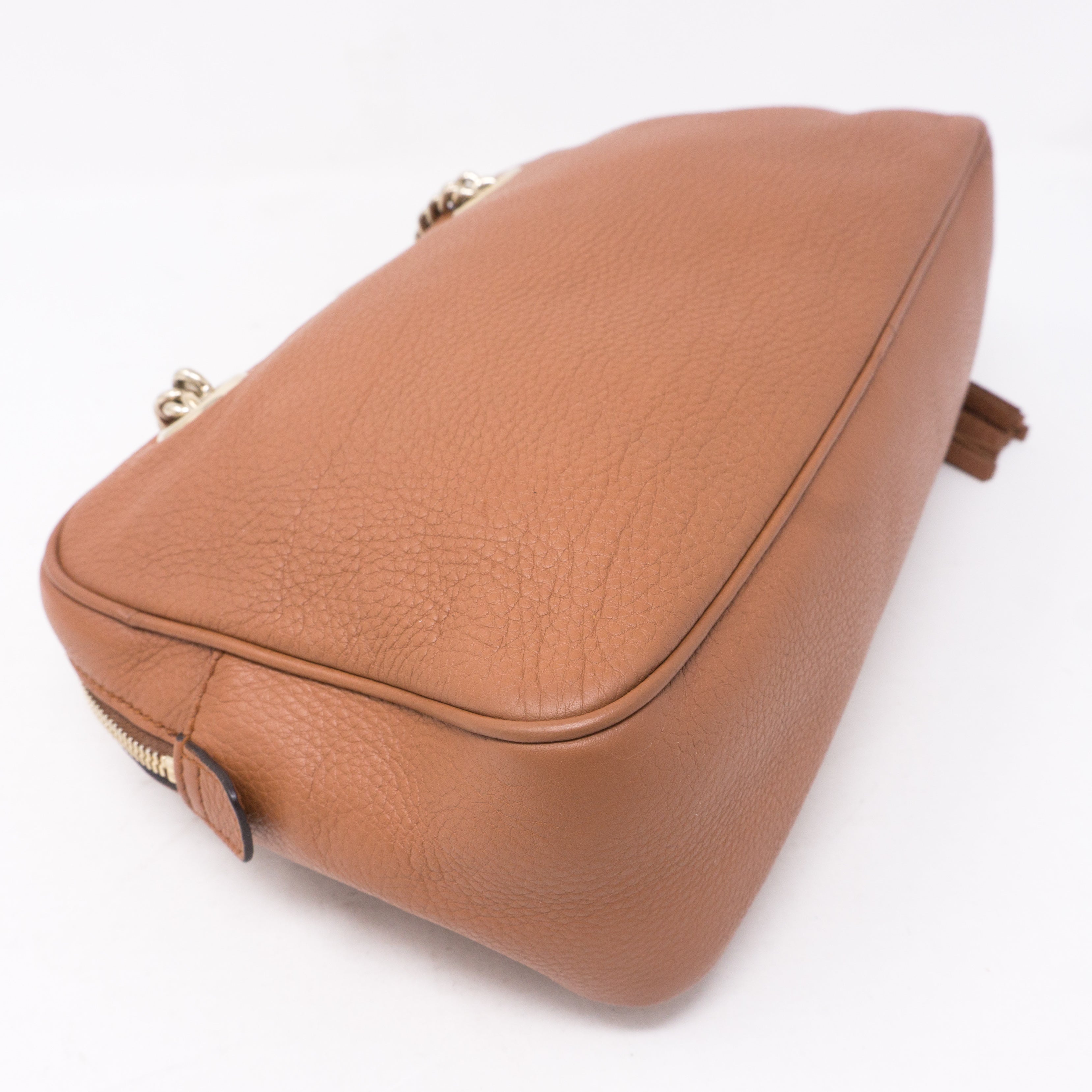 Soho Double Chain Brown Leather
