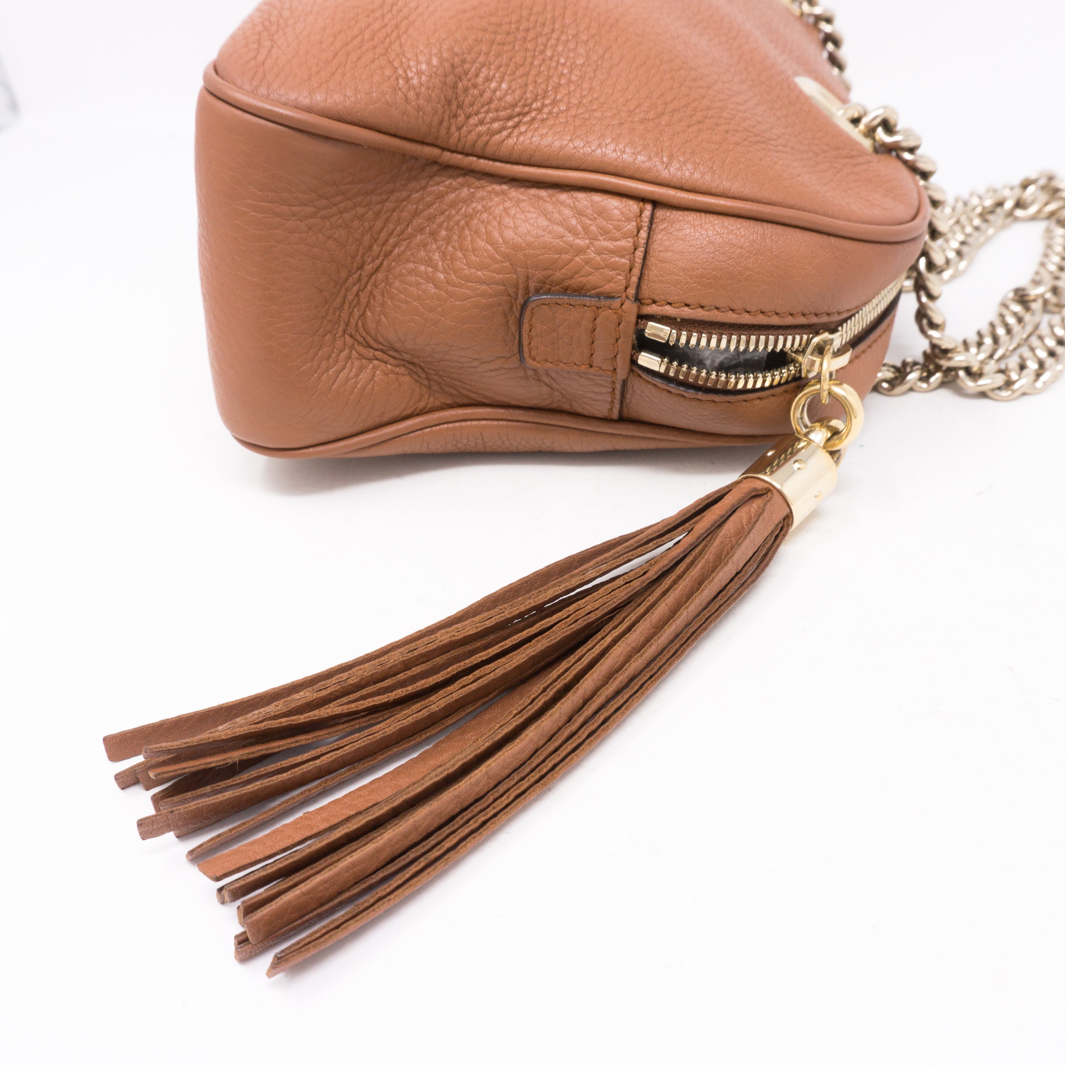 Soho Double Chain Brown Leather