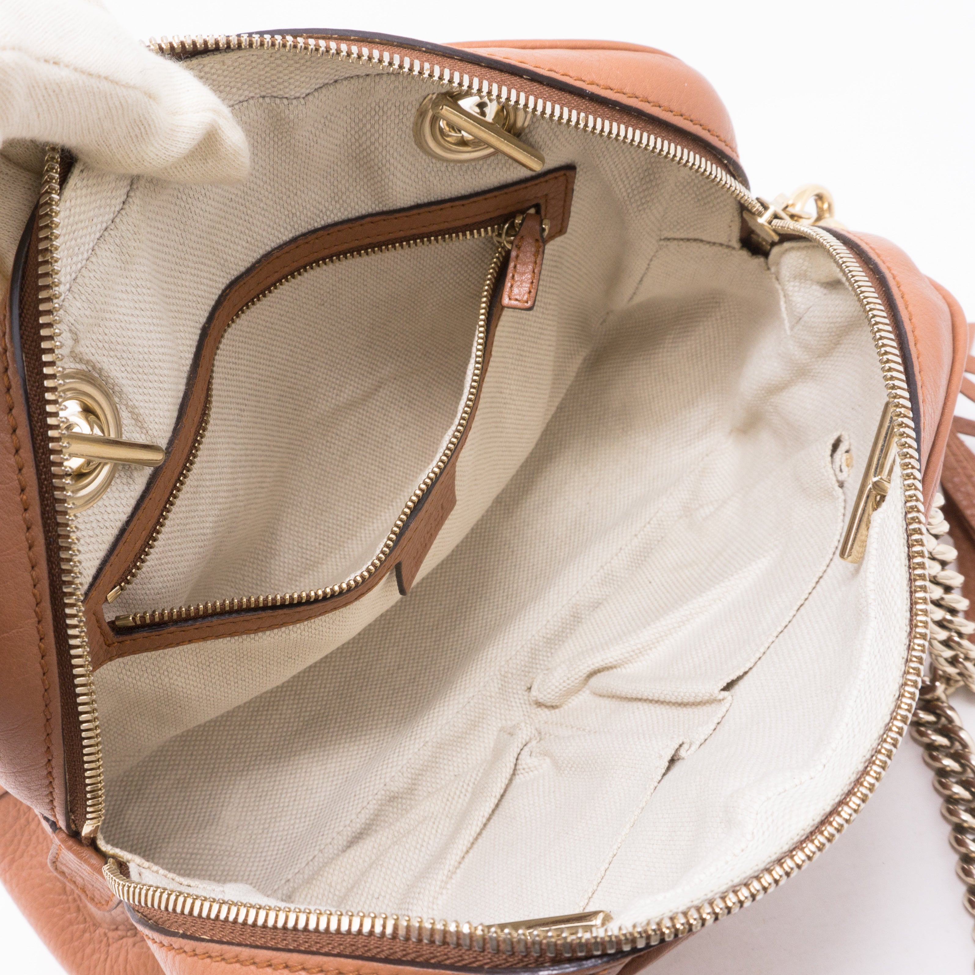 Soho Double Chain Brown Leather