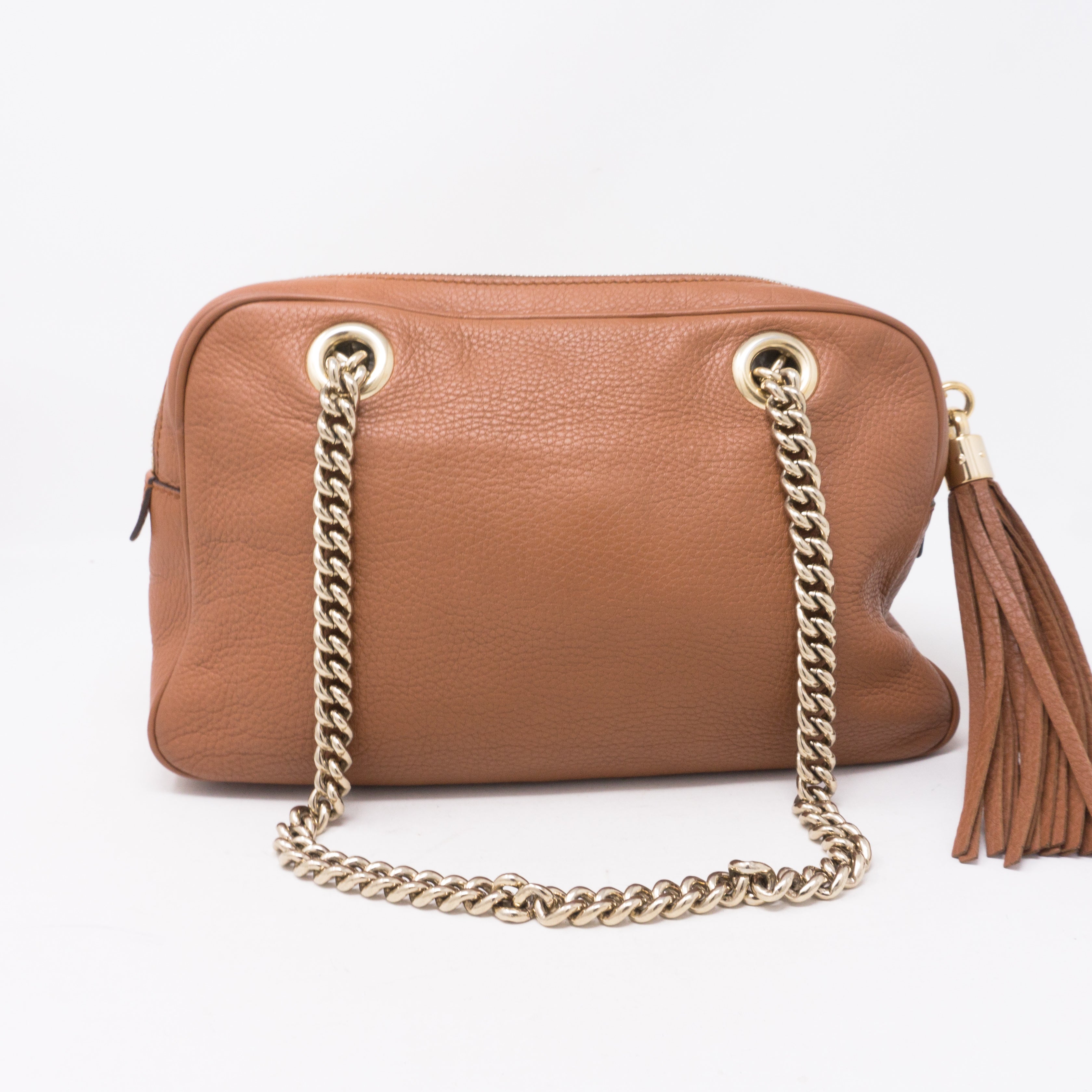 Soho Double Chain Brown Leather