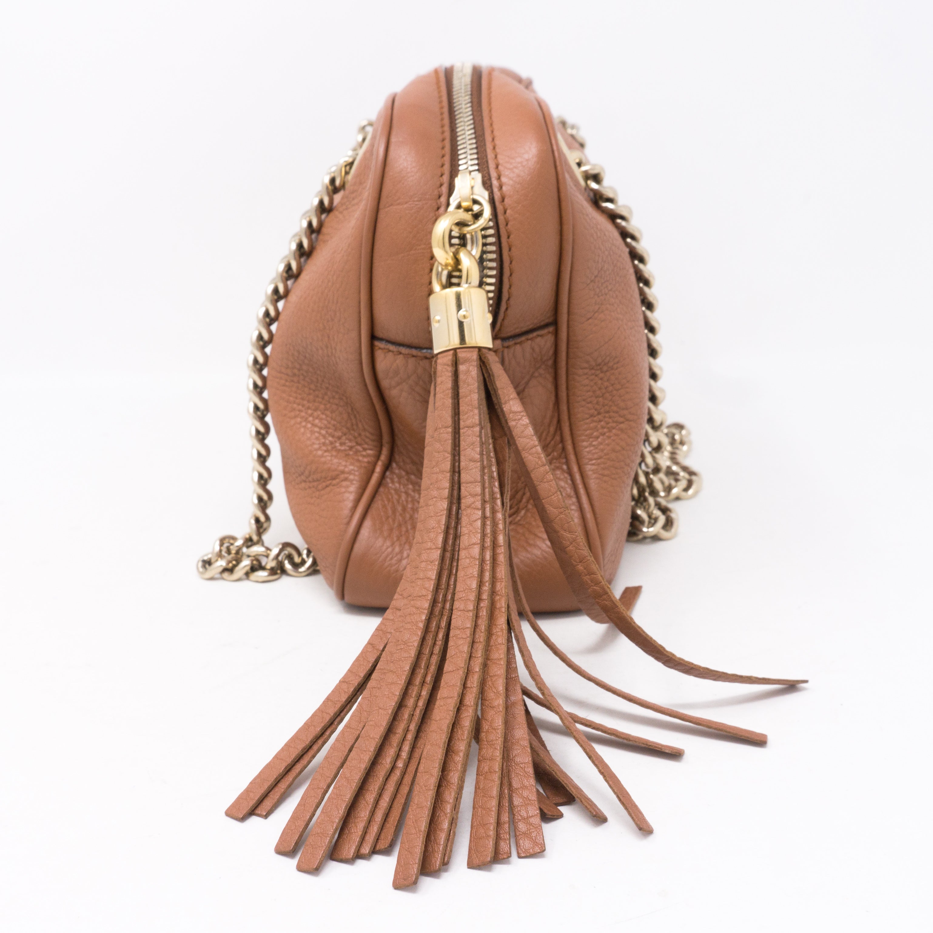 Soho Double Chain Brown Leather