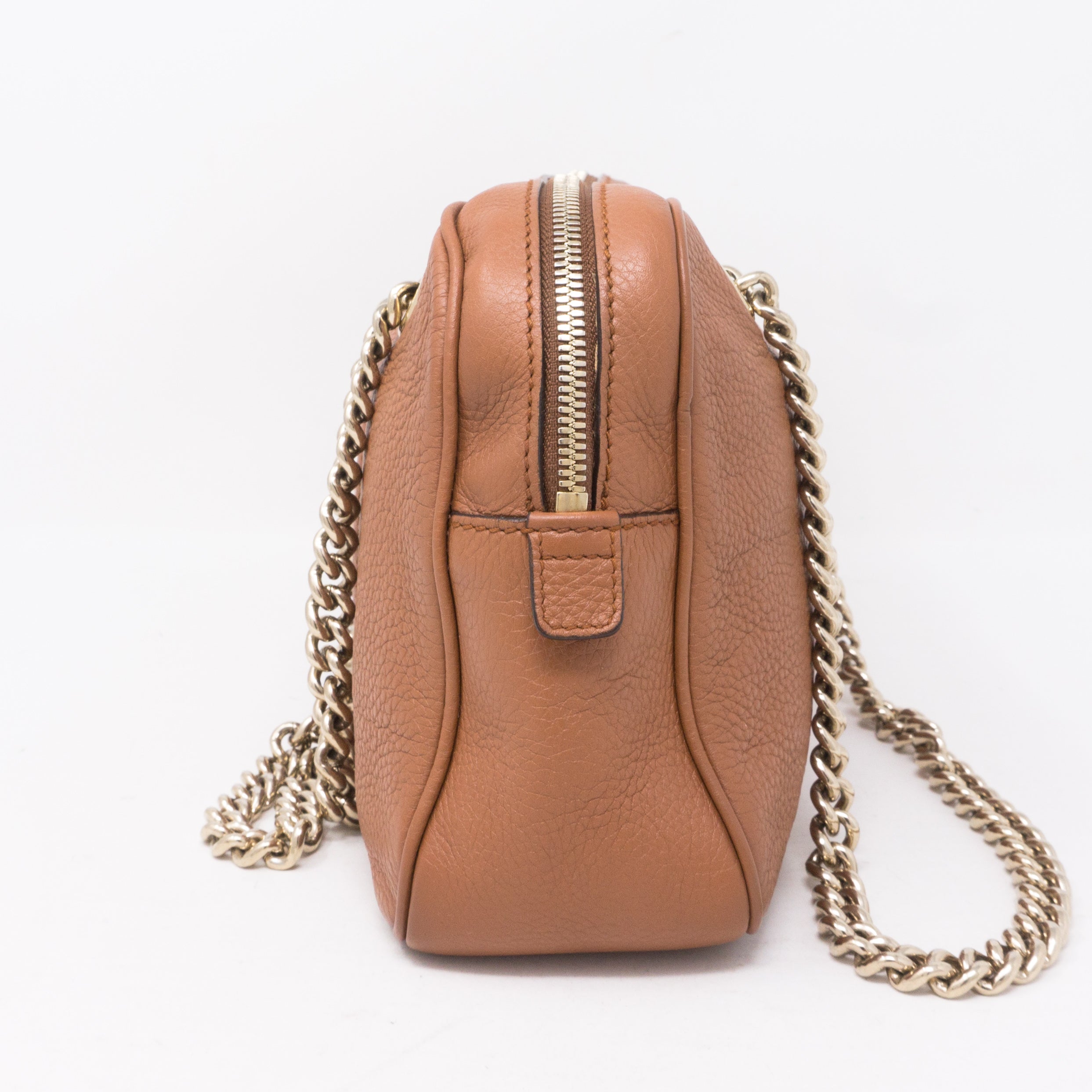 Soho Double Chain Brown Leather