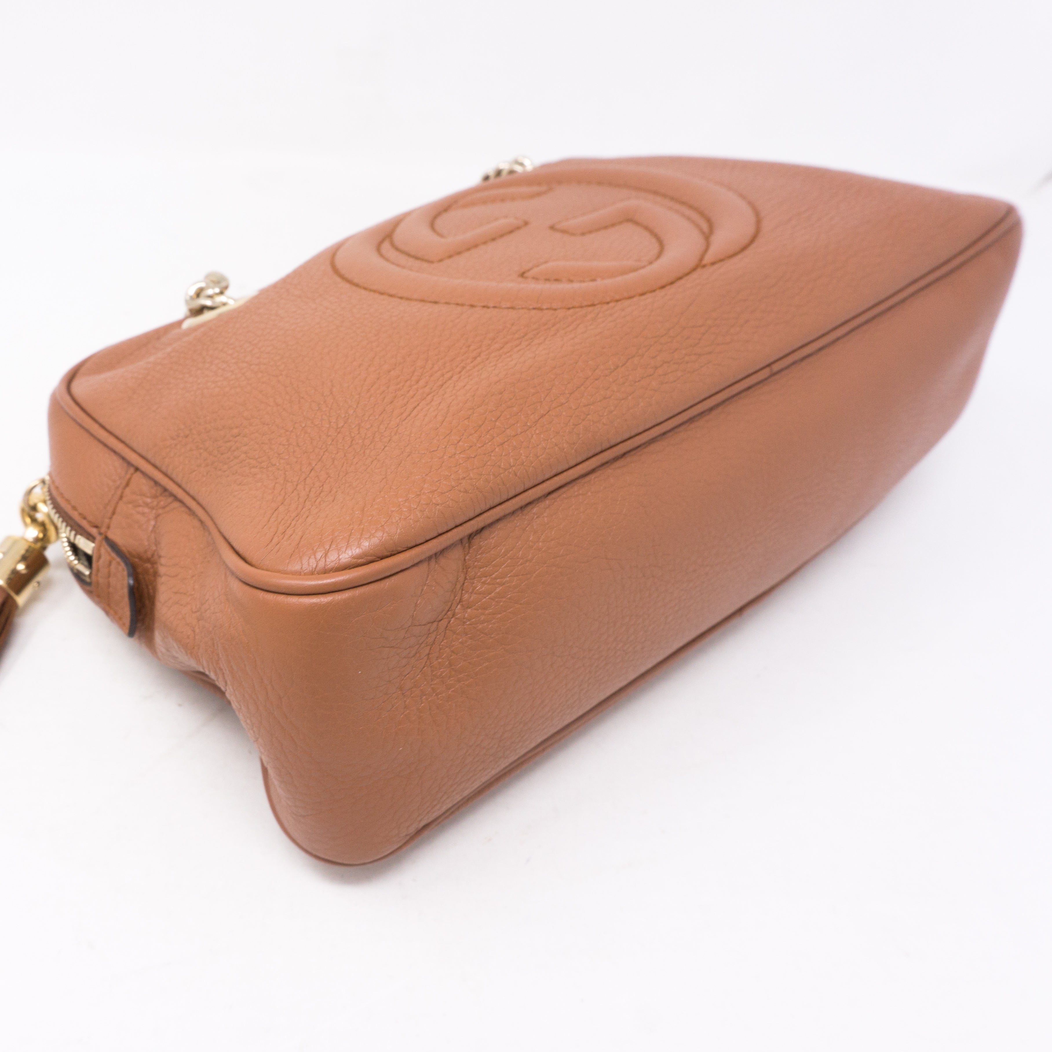 Soho Double Chain Brown Leather