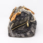 Patchwork Speedy Gray Denim Monogram