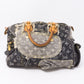 Patchwork Speedy Gray Denim Monogram