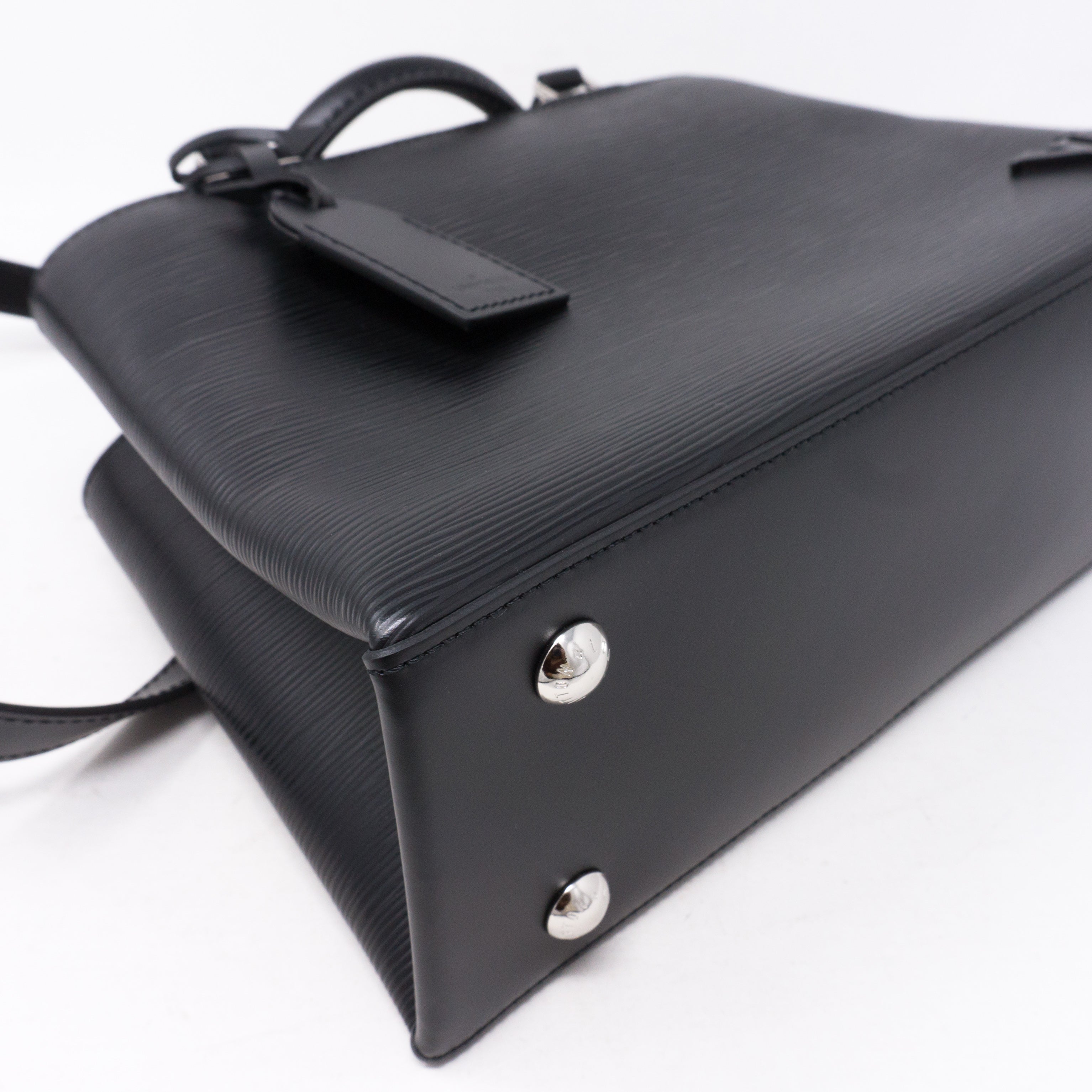 Kleber PM Black Epi Leather
