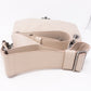 Coco Pleats Small Beige Crossbody Bag