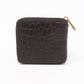Medium Zip Around Wallet Croc Embossed Leather