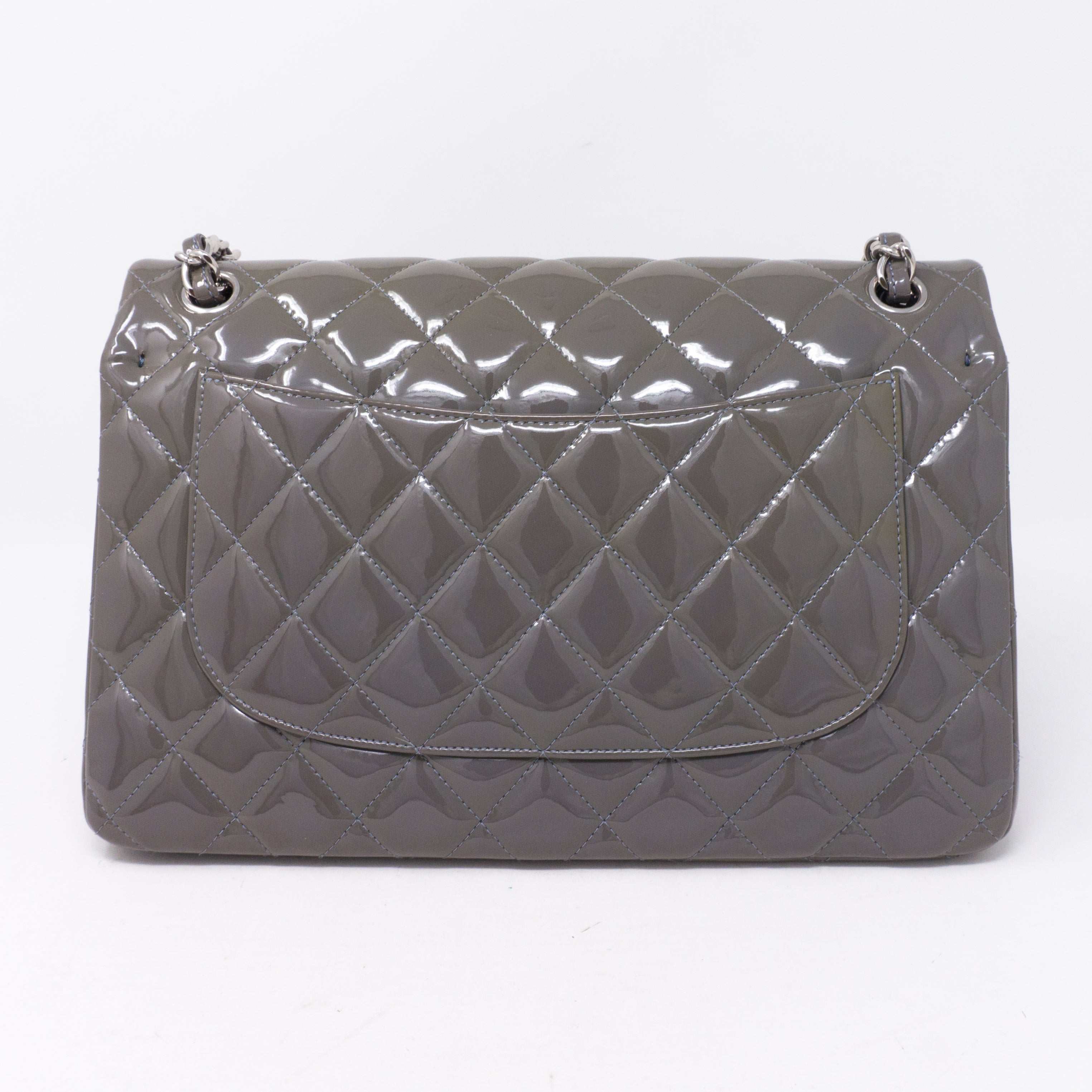 Classic Double Flap Jumbo Patent Leather