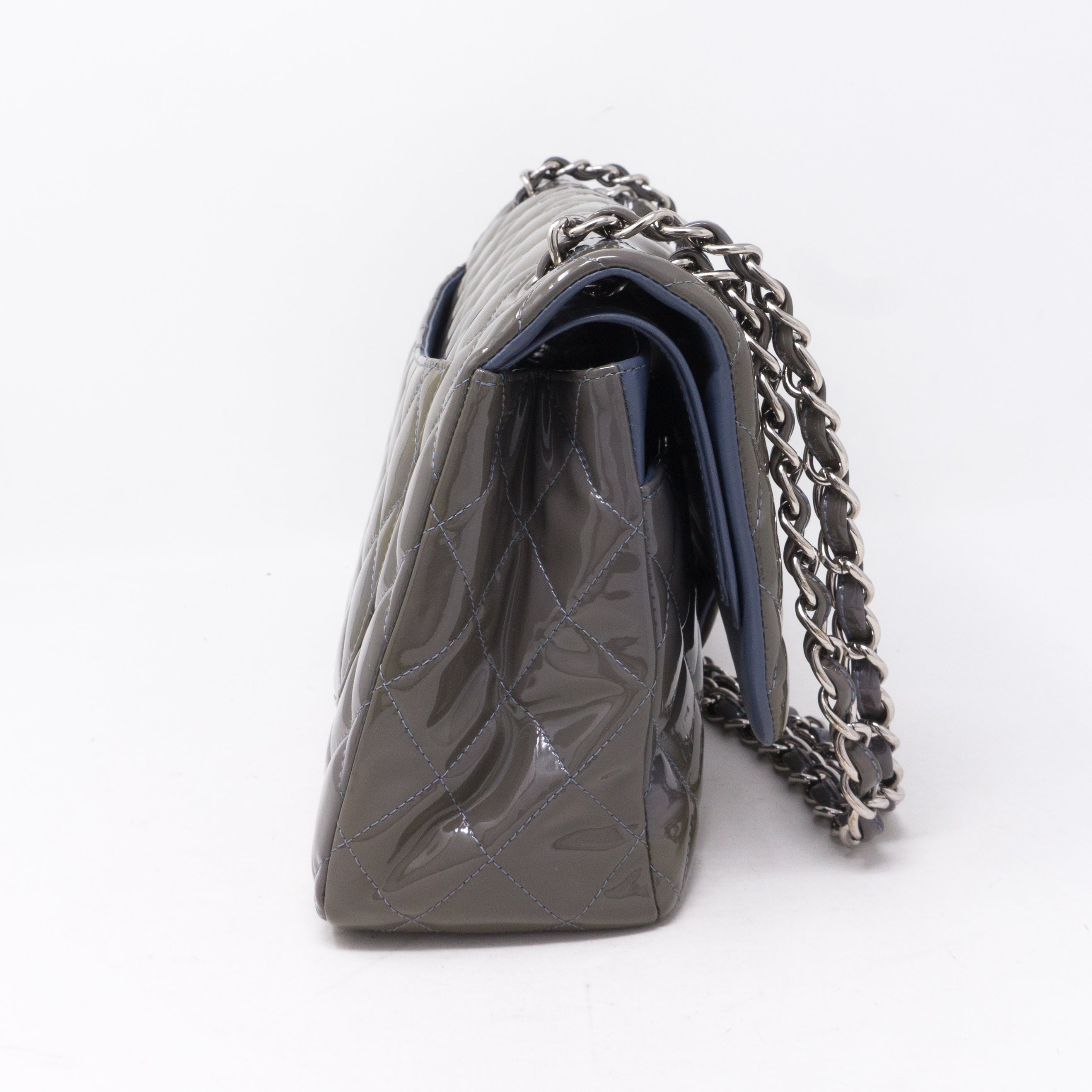 Classic Double Flap Jumbo Patent Leather