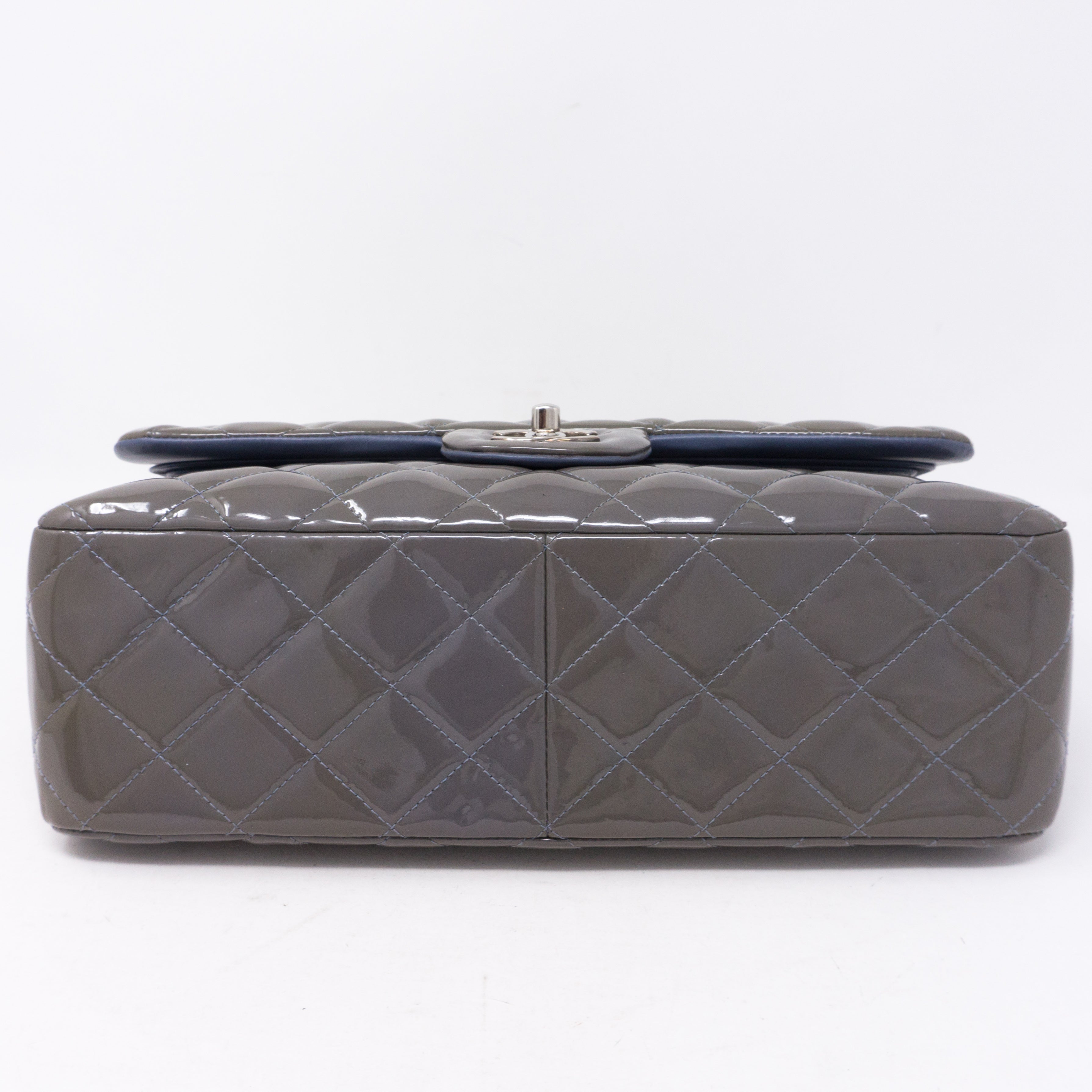 Classic Double Flap Jumbo Patent Leather