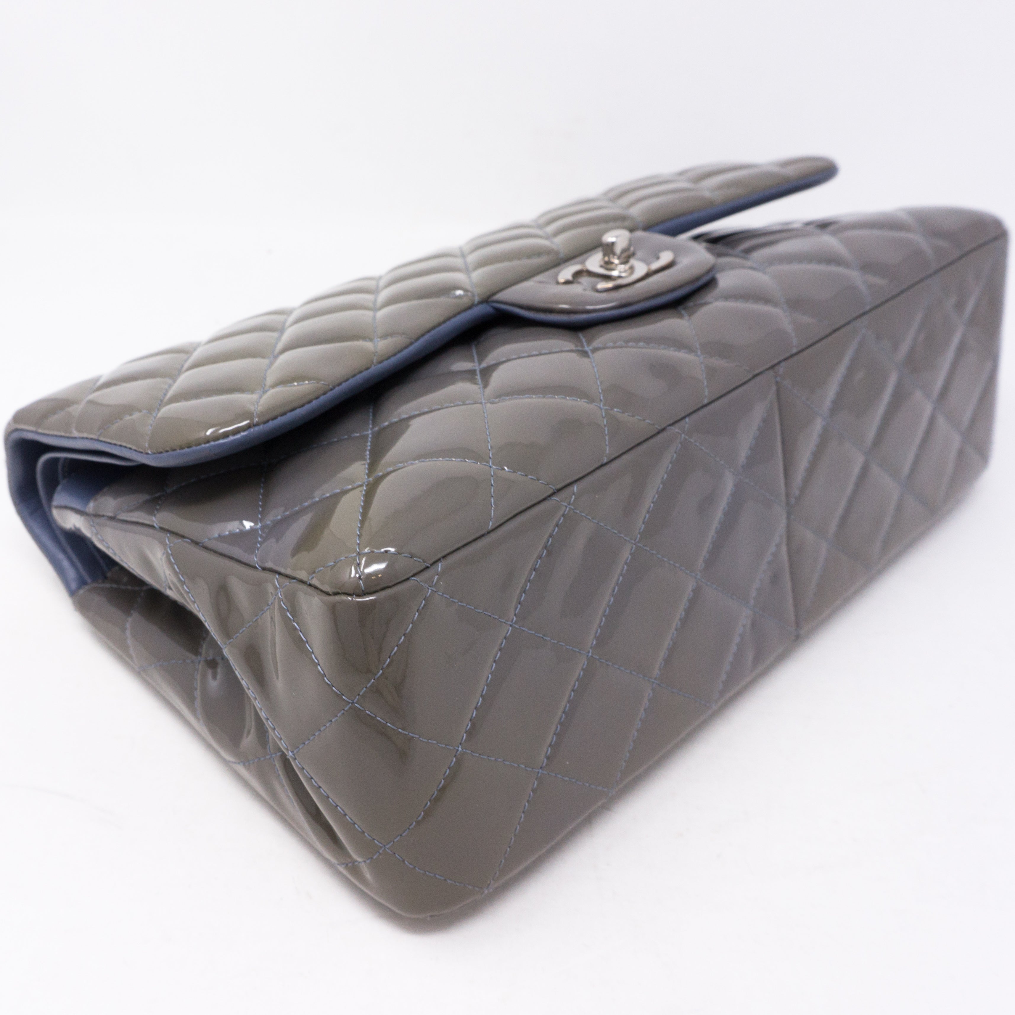 Classic Double Flap Jumbo Patent Leather