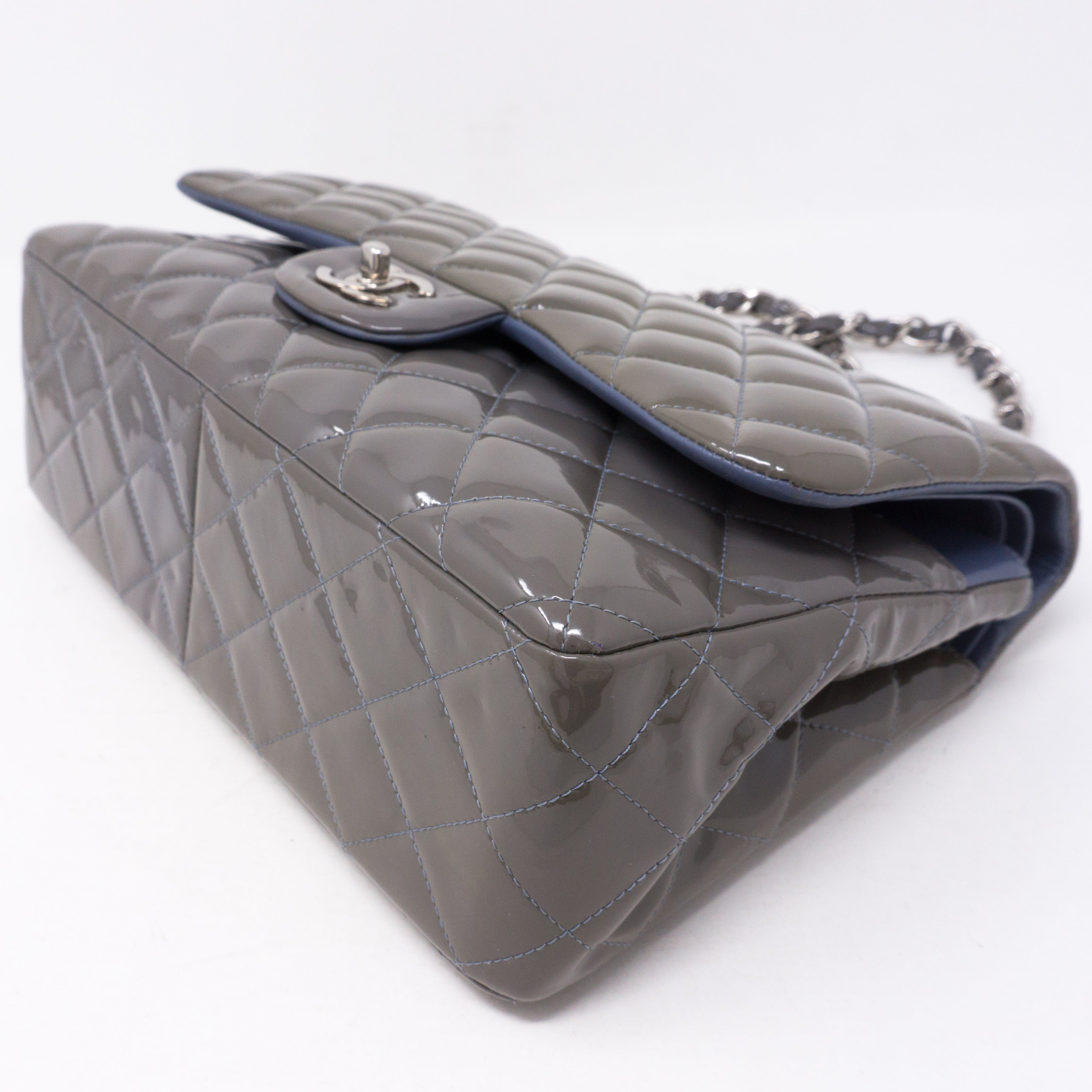 Classic Double Flap Jumbo Patent Leather