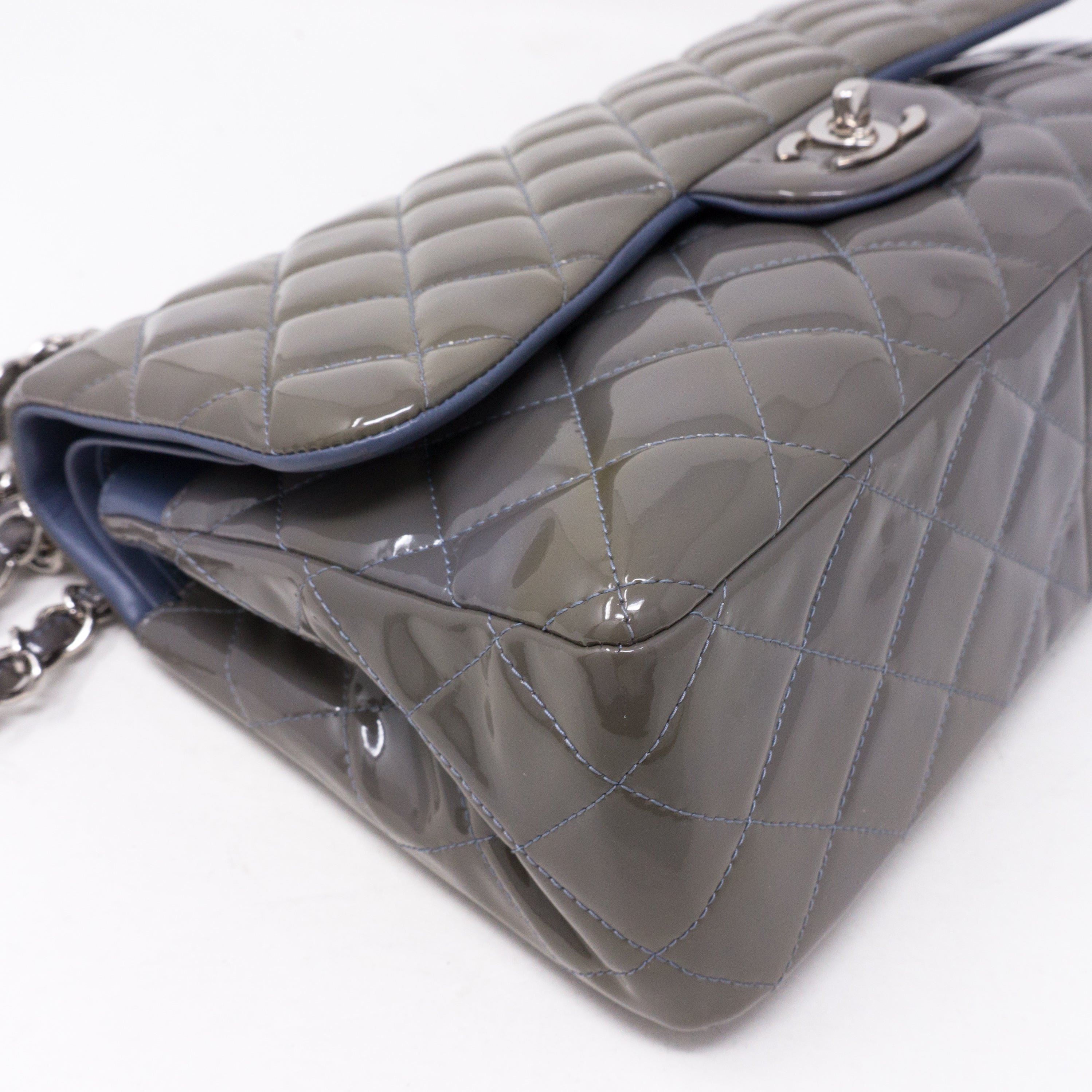 Classic Double Flap Jumbo Patent Leather