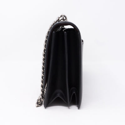 Medium Case Shoulder Bag Black Leather