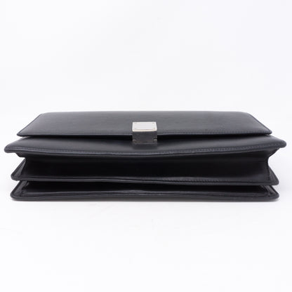 Medium Case Black Leather