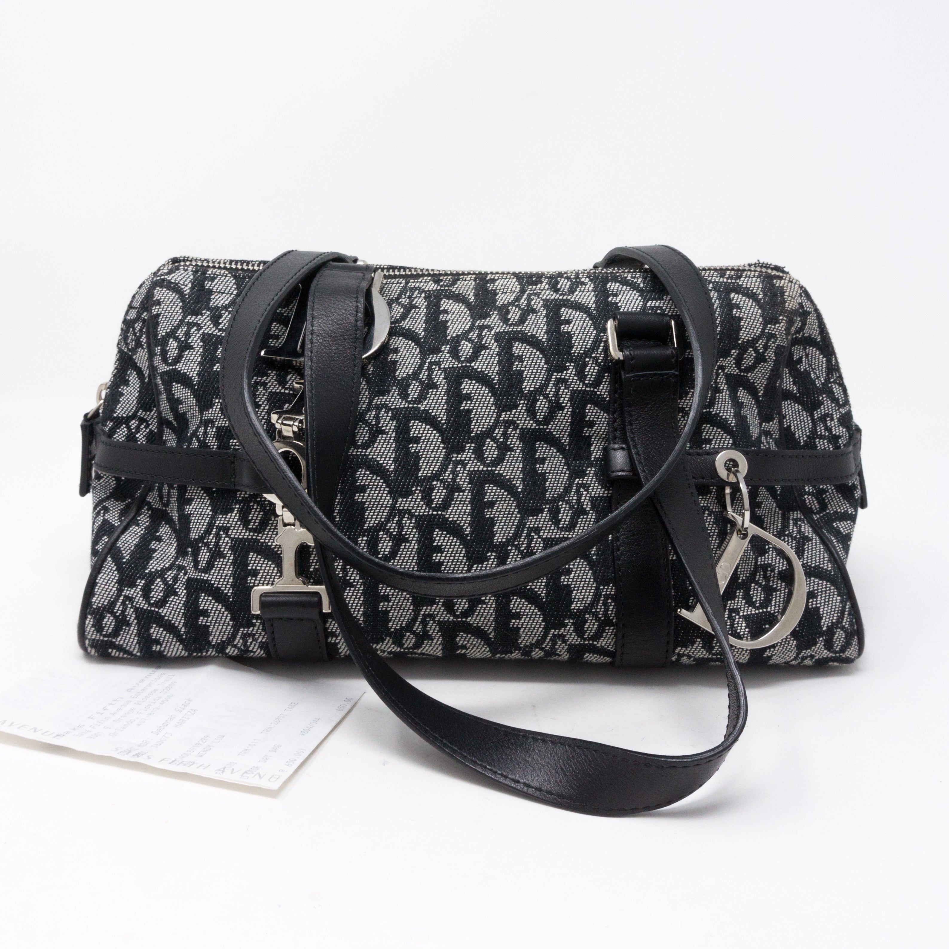 Boston Bag Dior Oblique Canvas