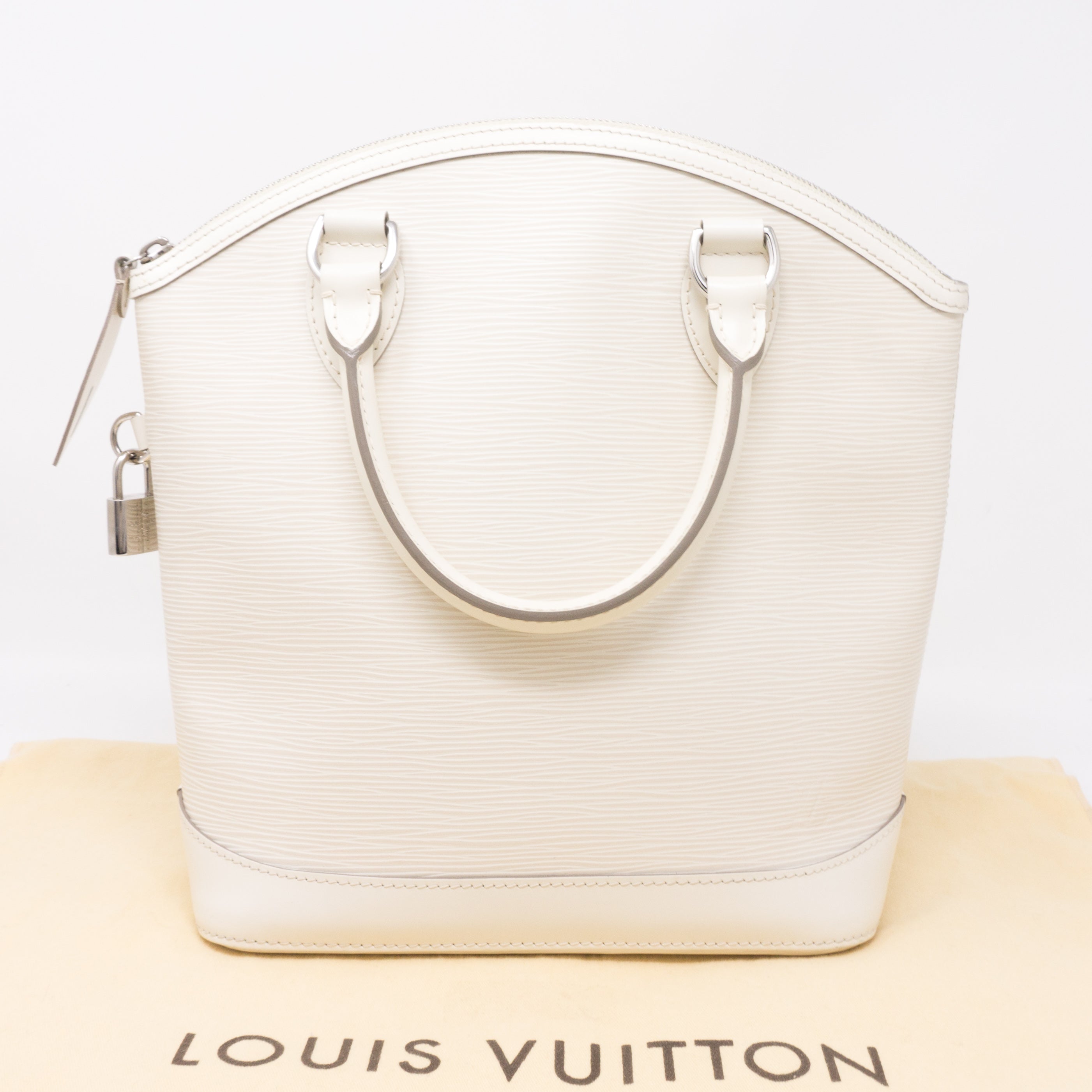 Lockit Epi Leather White