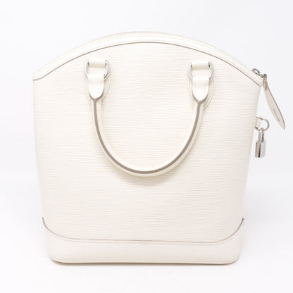 Lockit Epi Leather White