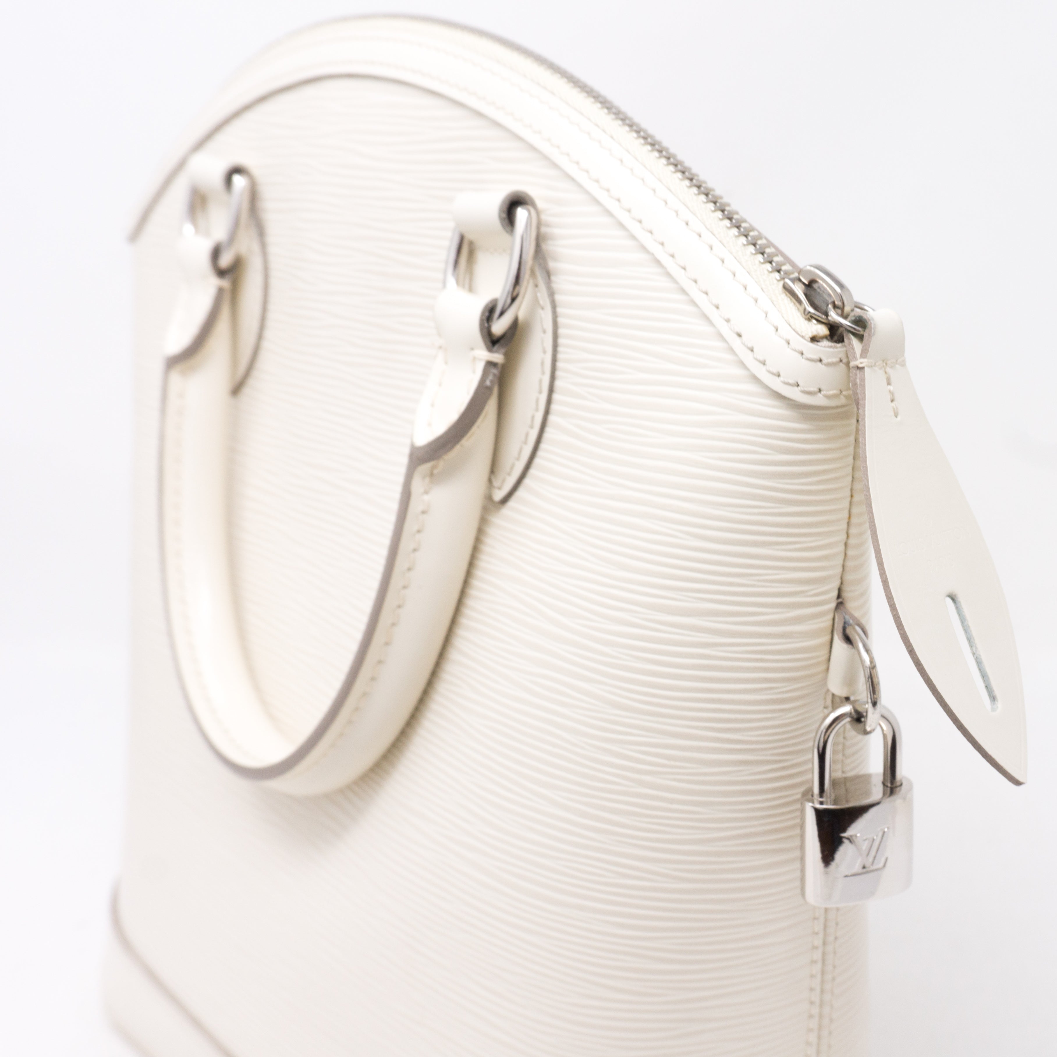 Lockit Epi Leather White