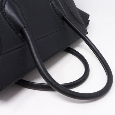 Phantom Luggage Tote Black Leather