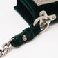 Cahier Small Lock Trunk Green Velvet