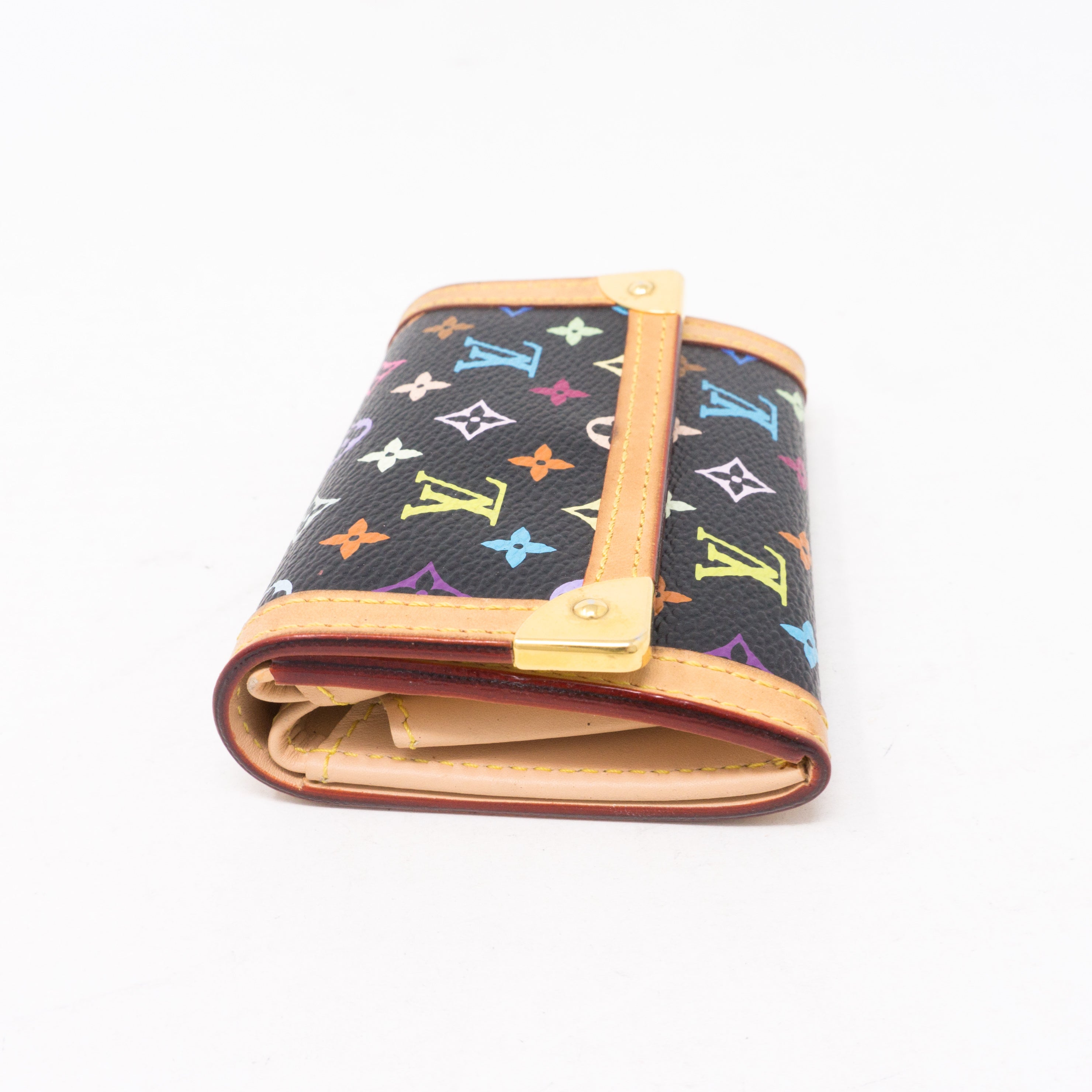 Coin Card Case Multicolore Black