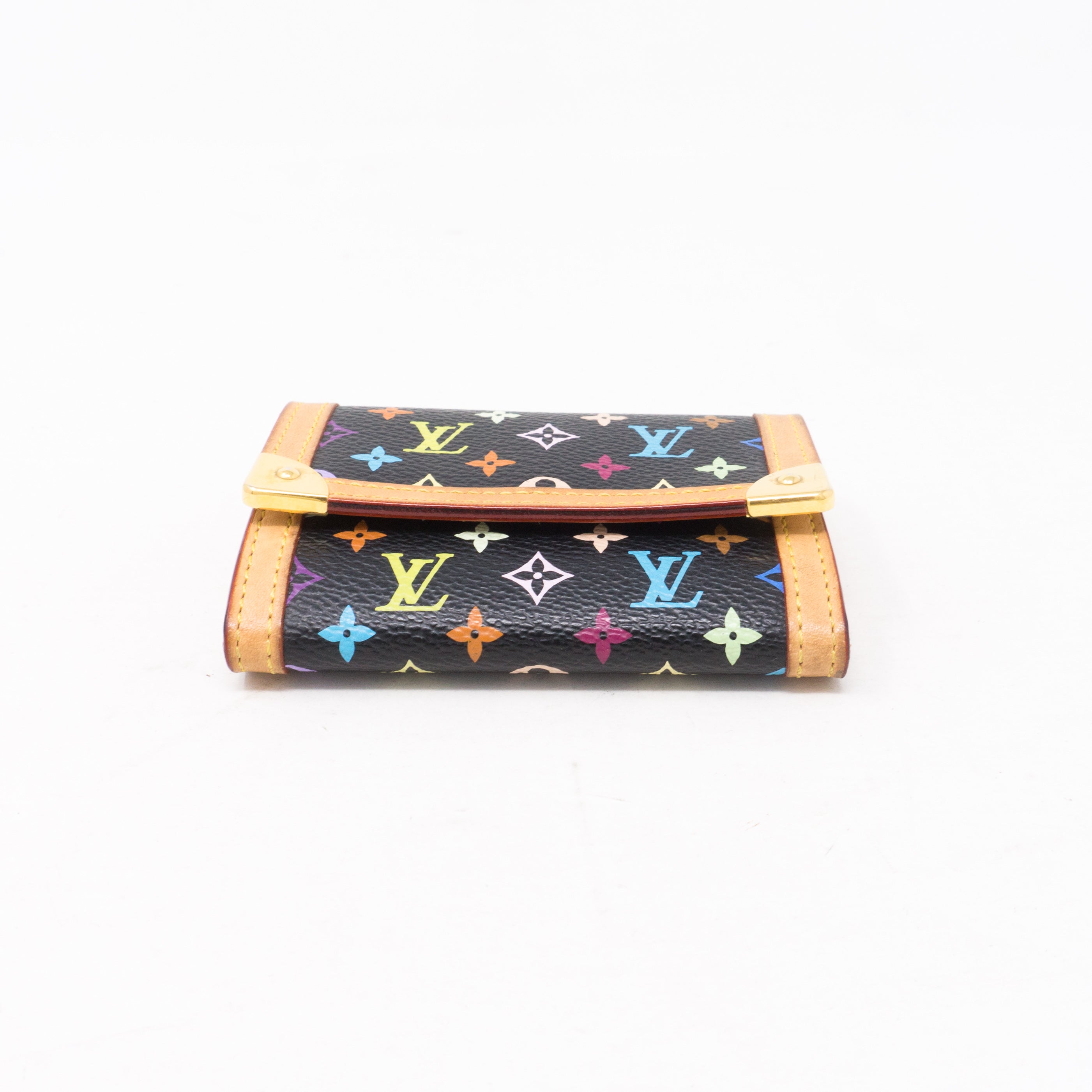 Coin Card Case Multicolore Black