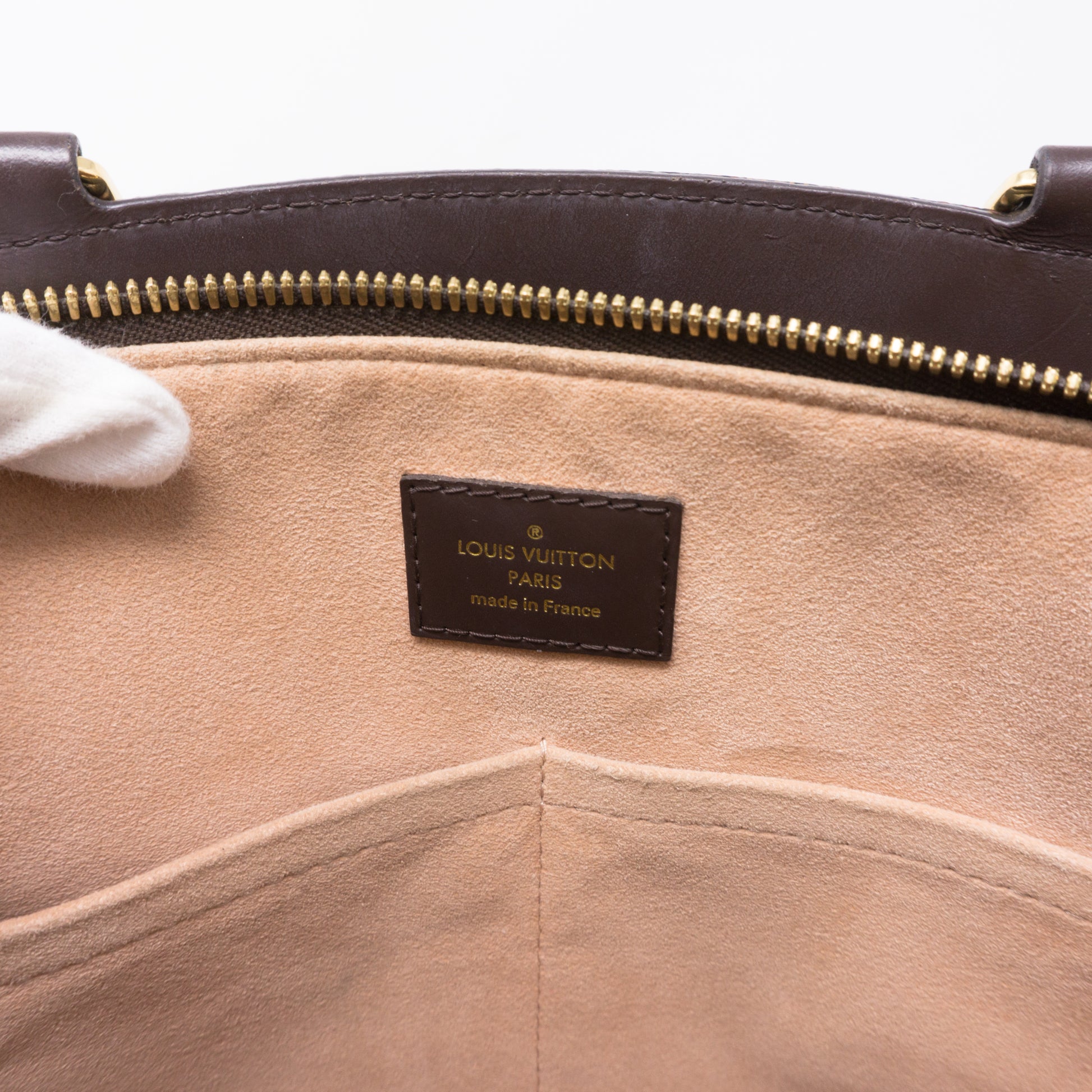 Louis Vuitton Kensington Damier Ebene Tote Bag with Strap & Original  Receipt
