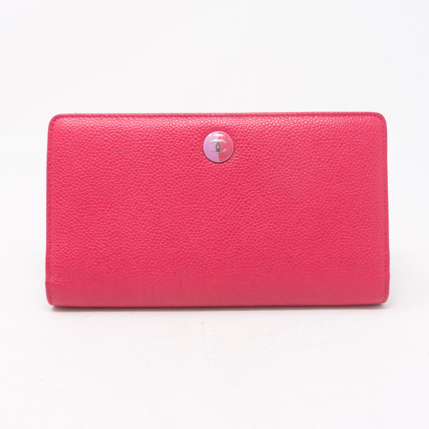 Classic Long Flap Wallet Fuchsia Pink