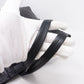 Cabas Phantom Tote Black Croc Embossed Leather
