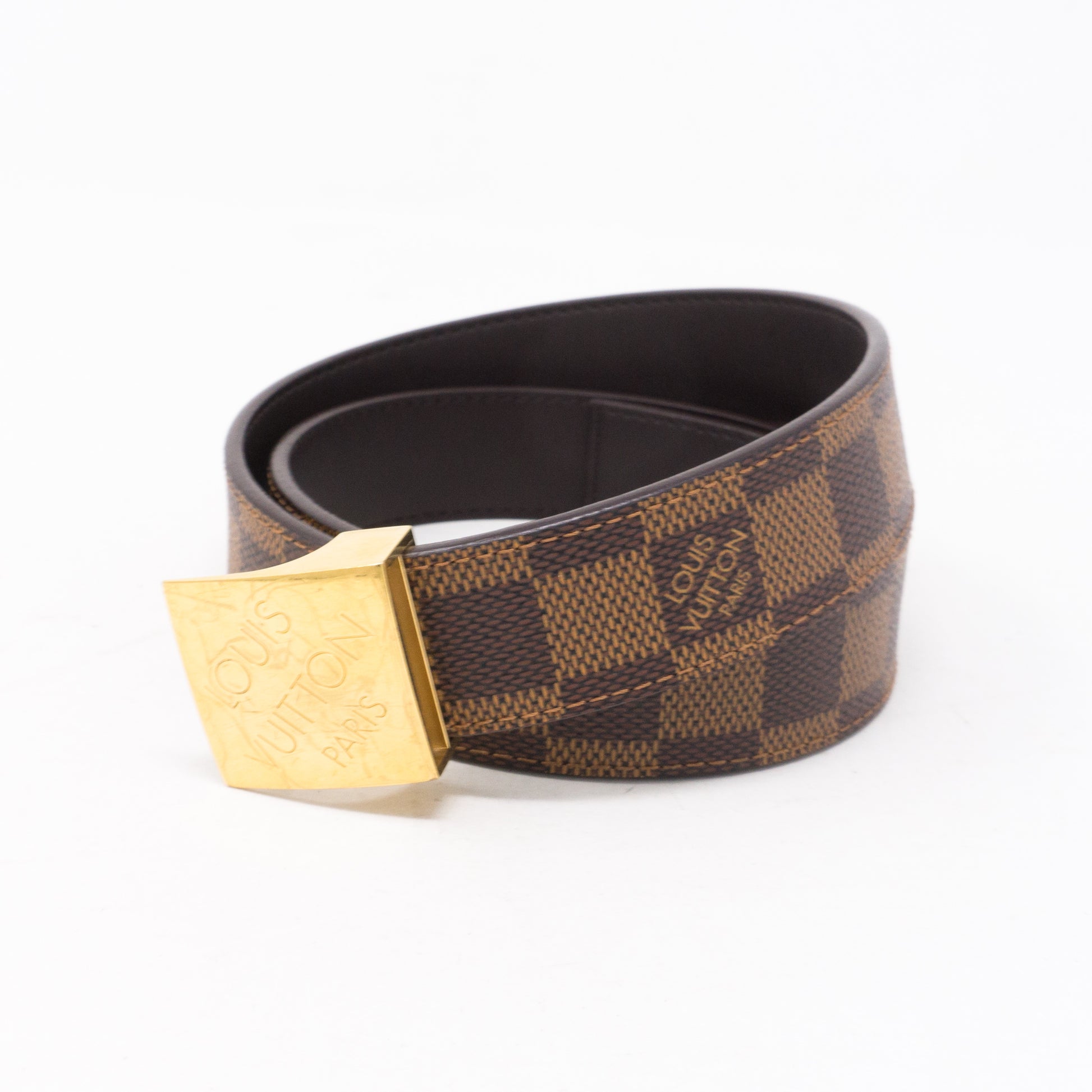 Leather belt Louis Vuitton Red size 75 cm in Leather - 20372599