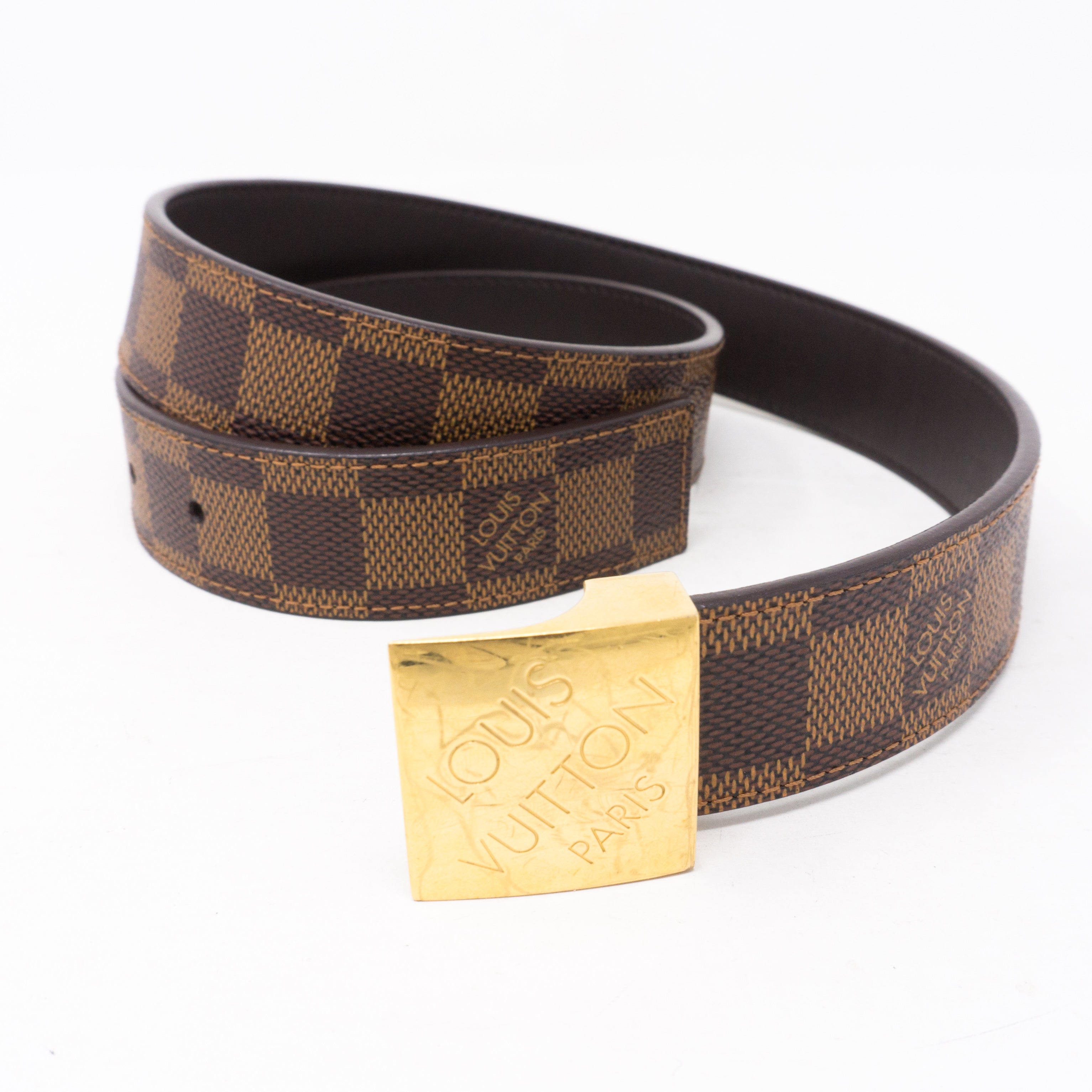LV Paris Damier Ebene Belt 80 cm
